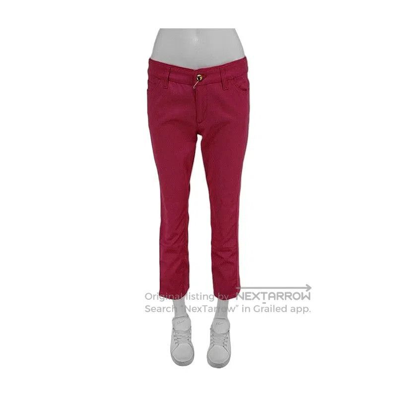 Louis Vuitton Louis Vuitton Pink Cotton Women's Trousers . Size 27" / US 4 / IT 40 - 1 Thumbnail
