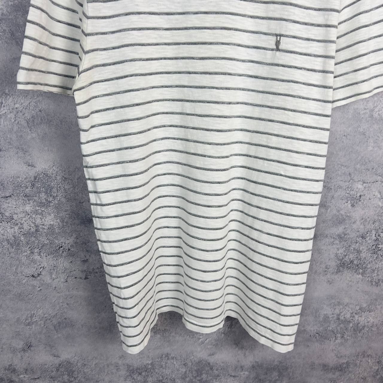 Allsaints Allsaints Tee Men's Size L Striped Cotton Short Sleeve` Size US L / EU 52-54 / 3 - 3 Thumbnail