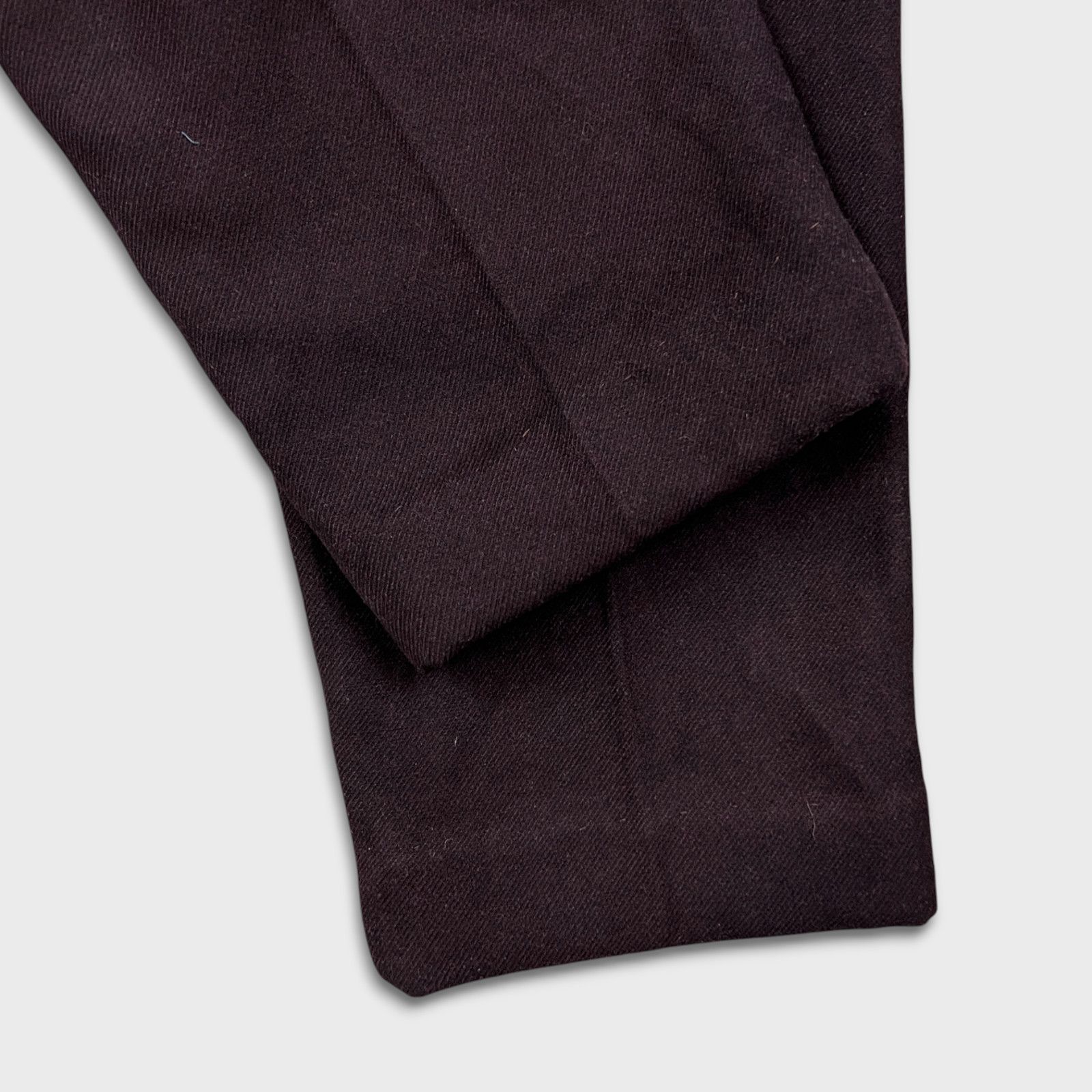 Vintage Vintage Dress Pants 30x27 Straight Hemmed Leg 90s Trousers Size US 30 / EU 46 - 7 Thumbnail