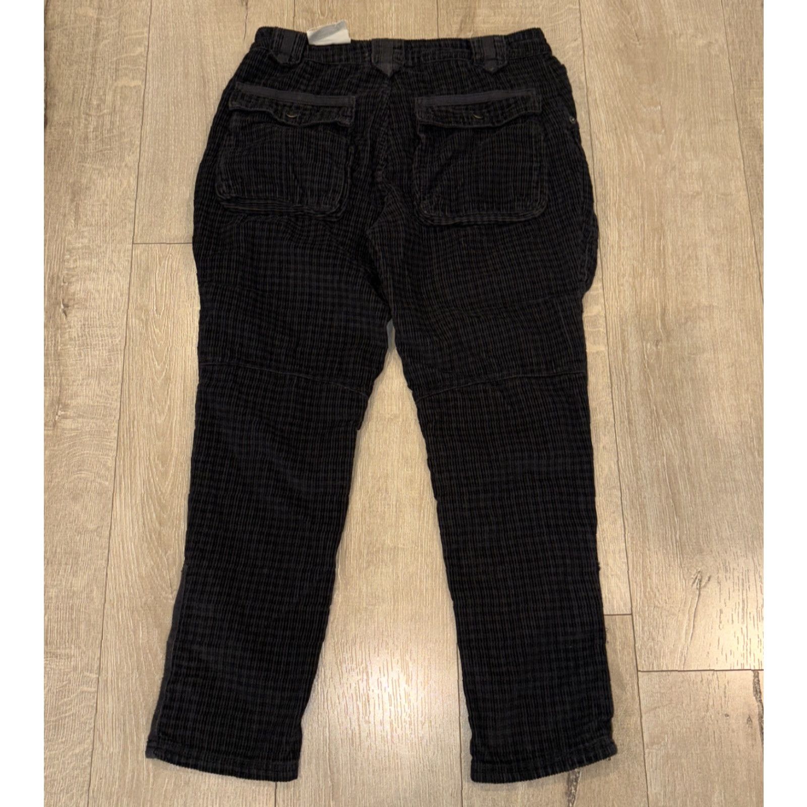 Free People Free People x We The Free London Calling Slouchy Cord Pants Size 27 Regular Women's Pants Tapered Cargo Pocket Blue/Grey Size 27" / US 4 / IT 40 - 7 Thumbnail