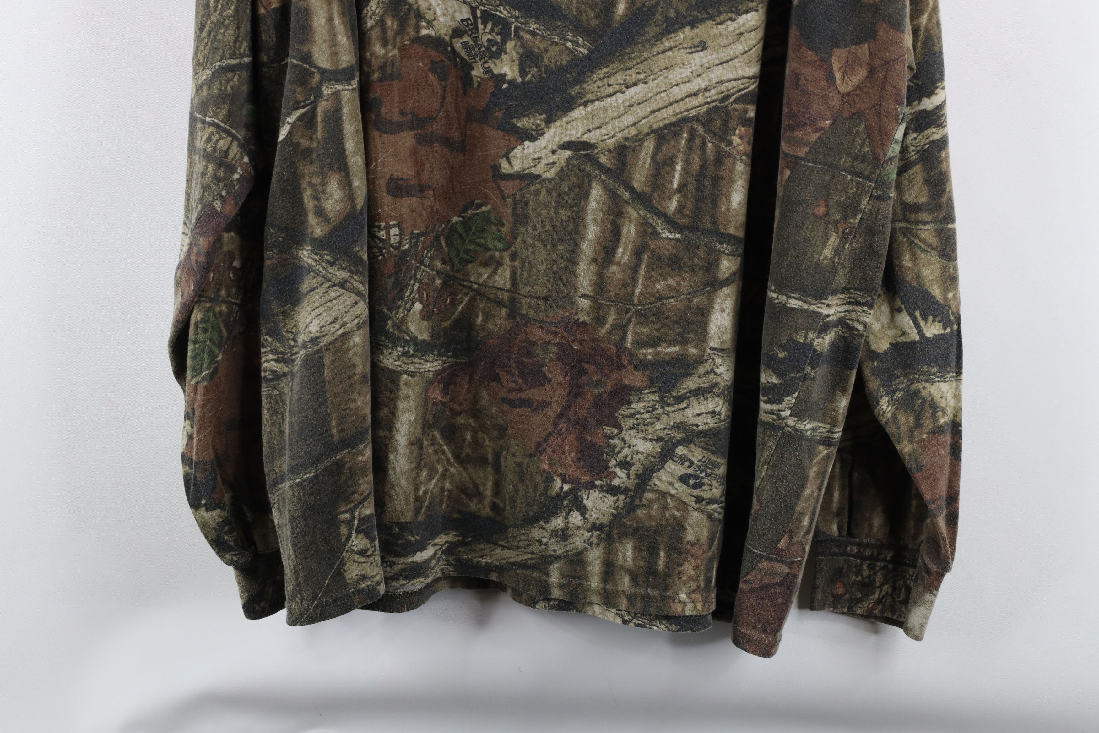 Mossy Oaks × Vintage Vintage Mossy Oak Camouflage Long Sleeve T-Shirt Cotton Size US XL / EU 56 / 4 - 9 Thumbnail