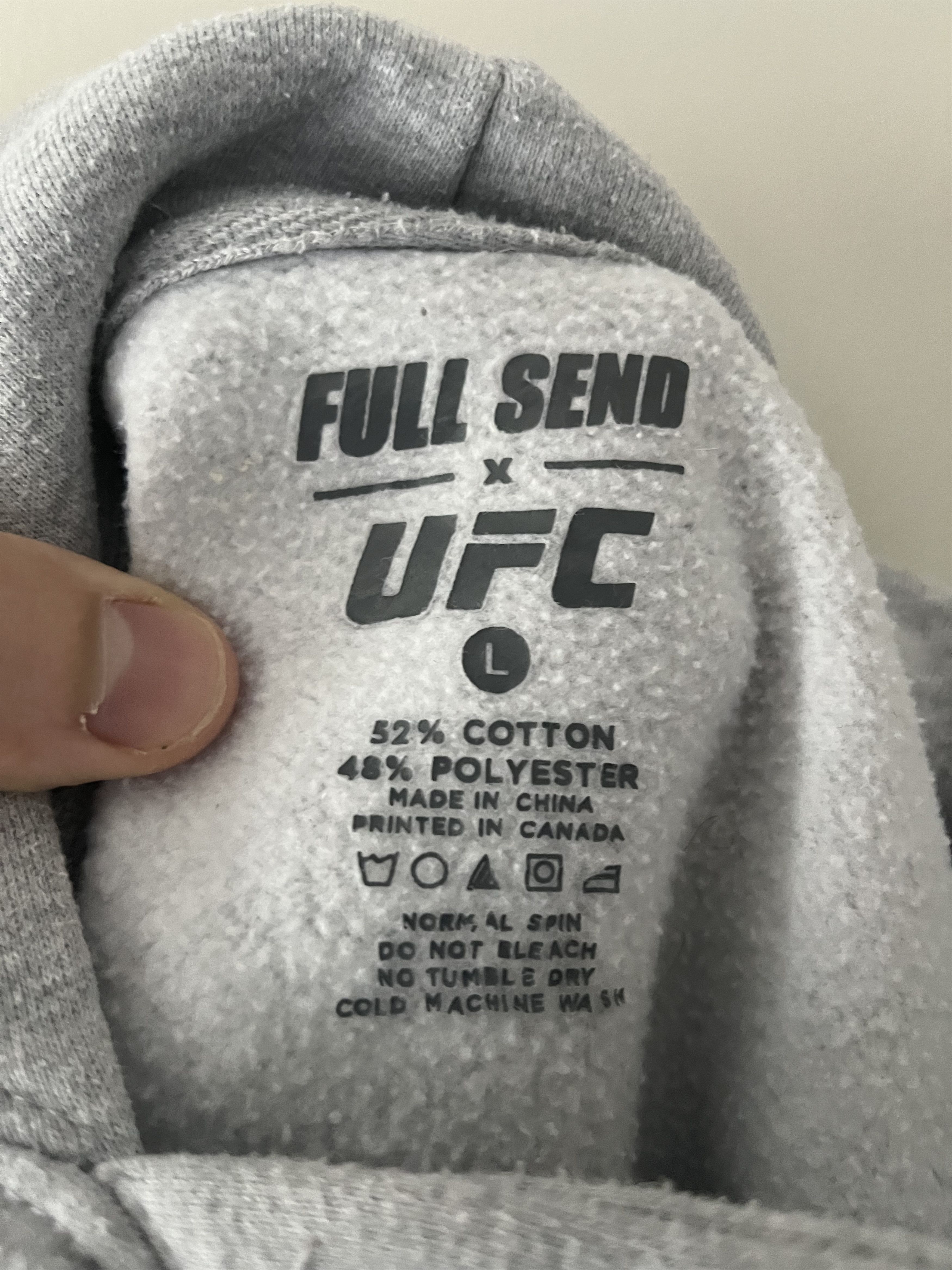 Full Send Full Send UFC Hoodie Size US L / EU 52-54 / 3 - 2 Thumbnail