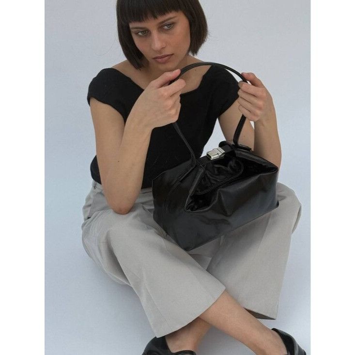 By Far By Far Bea Creased Shoulder Bag Size ONE SIZE - 2 Thumbnail