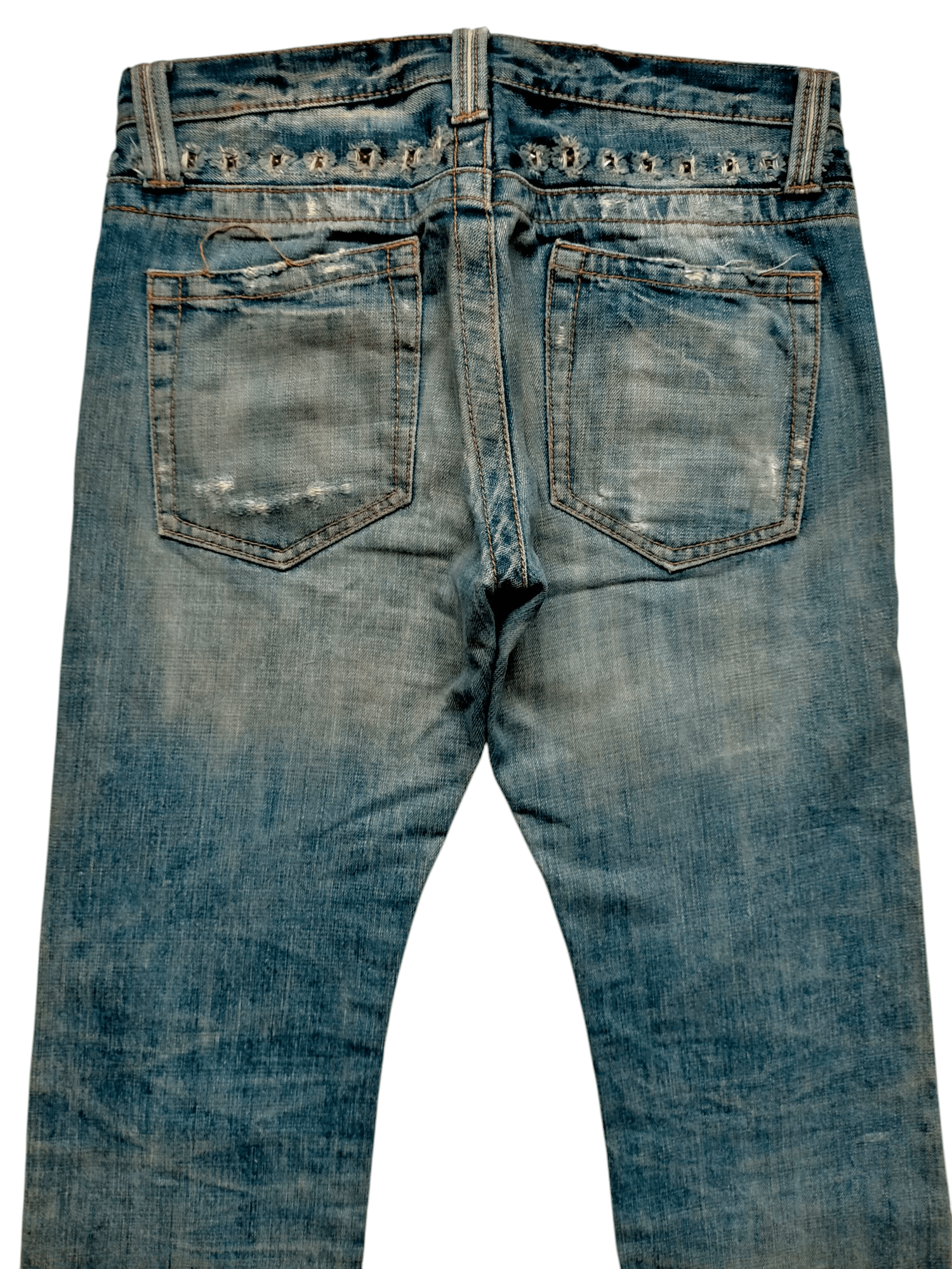 If Six Was Nine × Japanese Brand Ozz First Pin Ball Japan Stude Punk Style Denim Pants Size US 32 / EU 48 - 11 Thumbnail