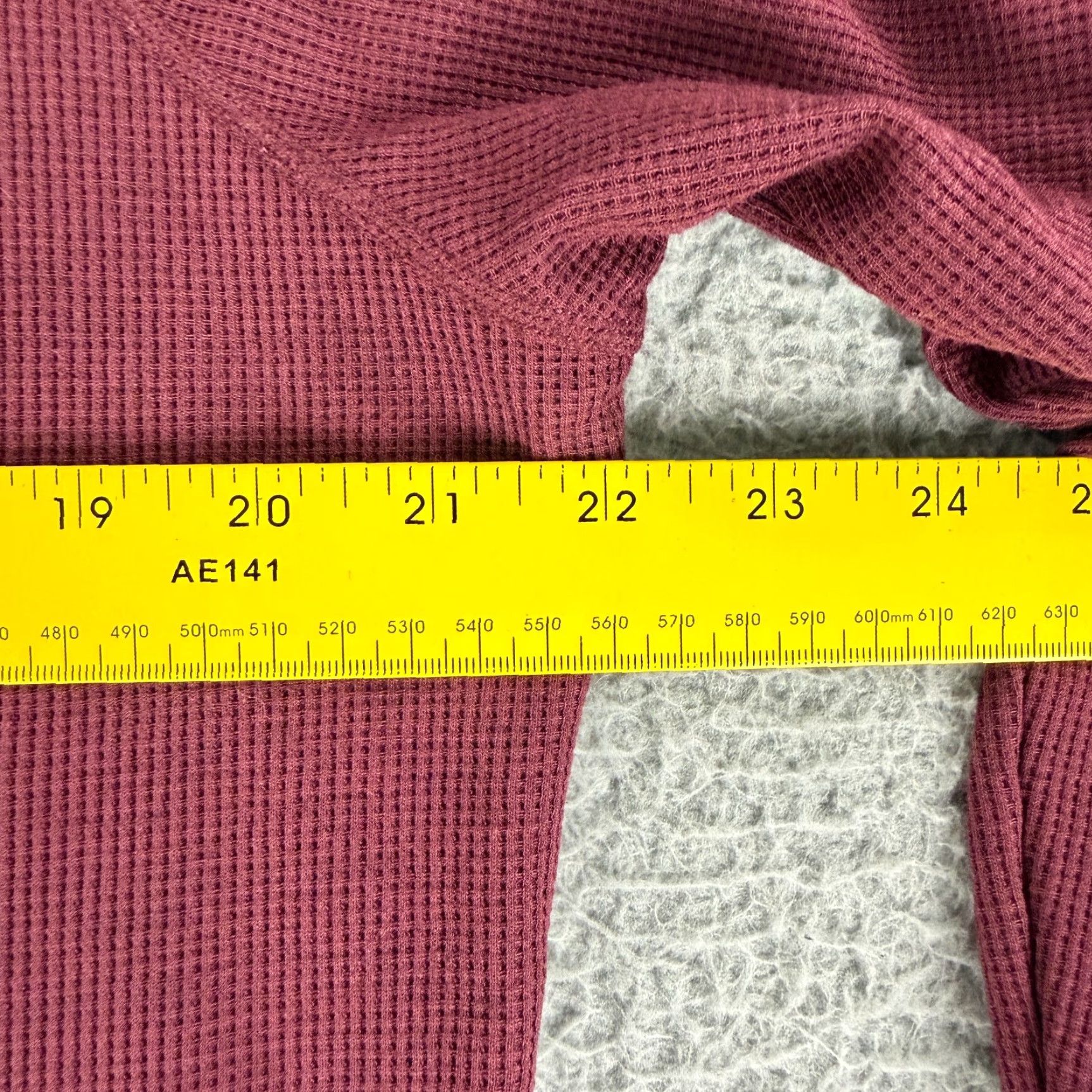 Vintage Mack Weldon Henley Shirt Mens 2XL Maroon Long Sleeve Thermal Crew Neck Shirt Size US XXL / EU 58 / 5 - 5 Thumbnail