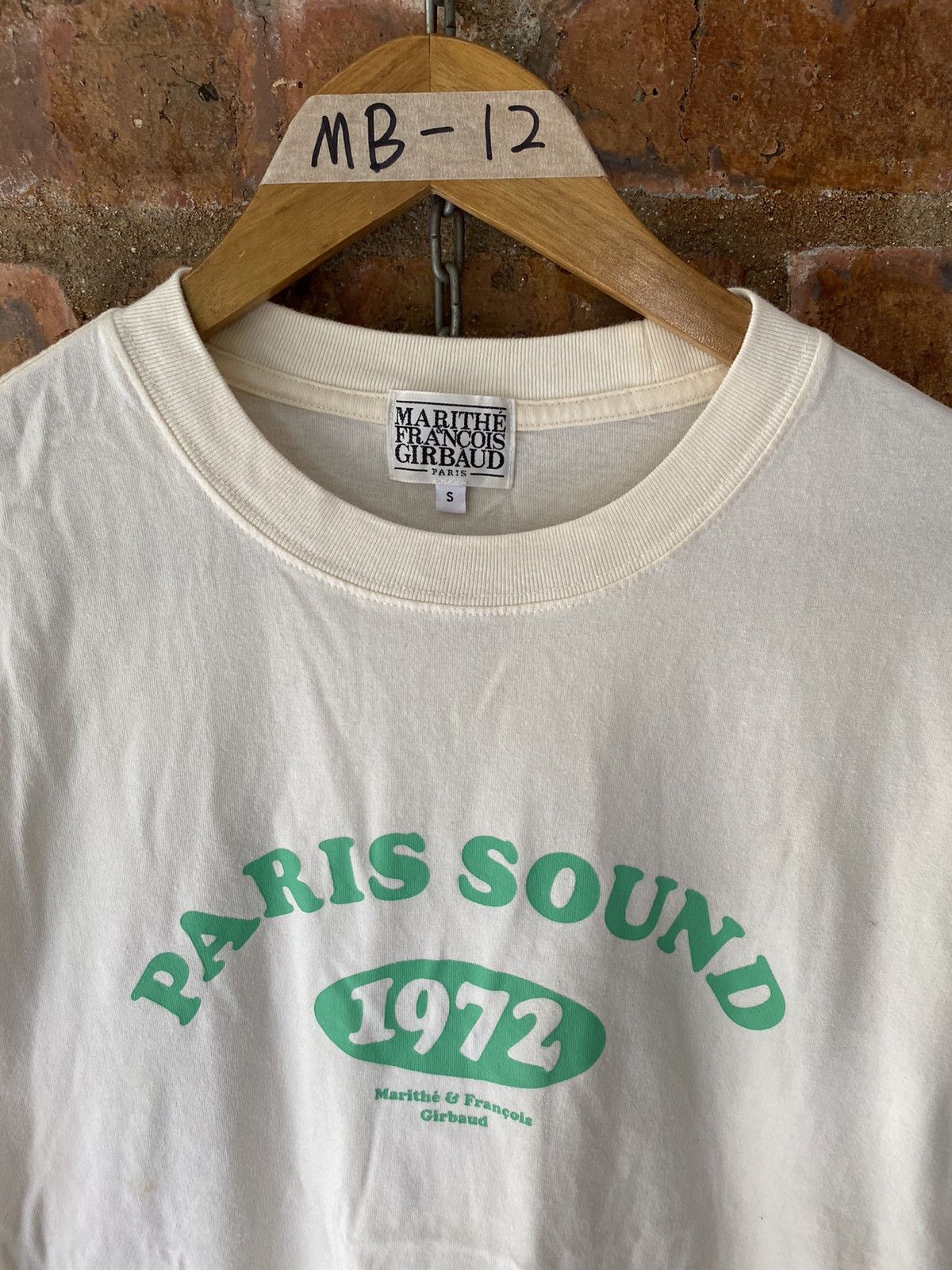 Marithe + Francois Girbaud 1970 Paris Sound tee Size US M / EU 48-50 / 2 - 3 Thumbnail