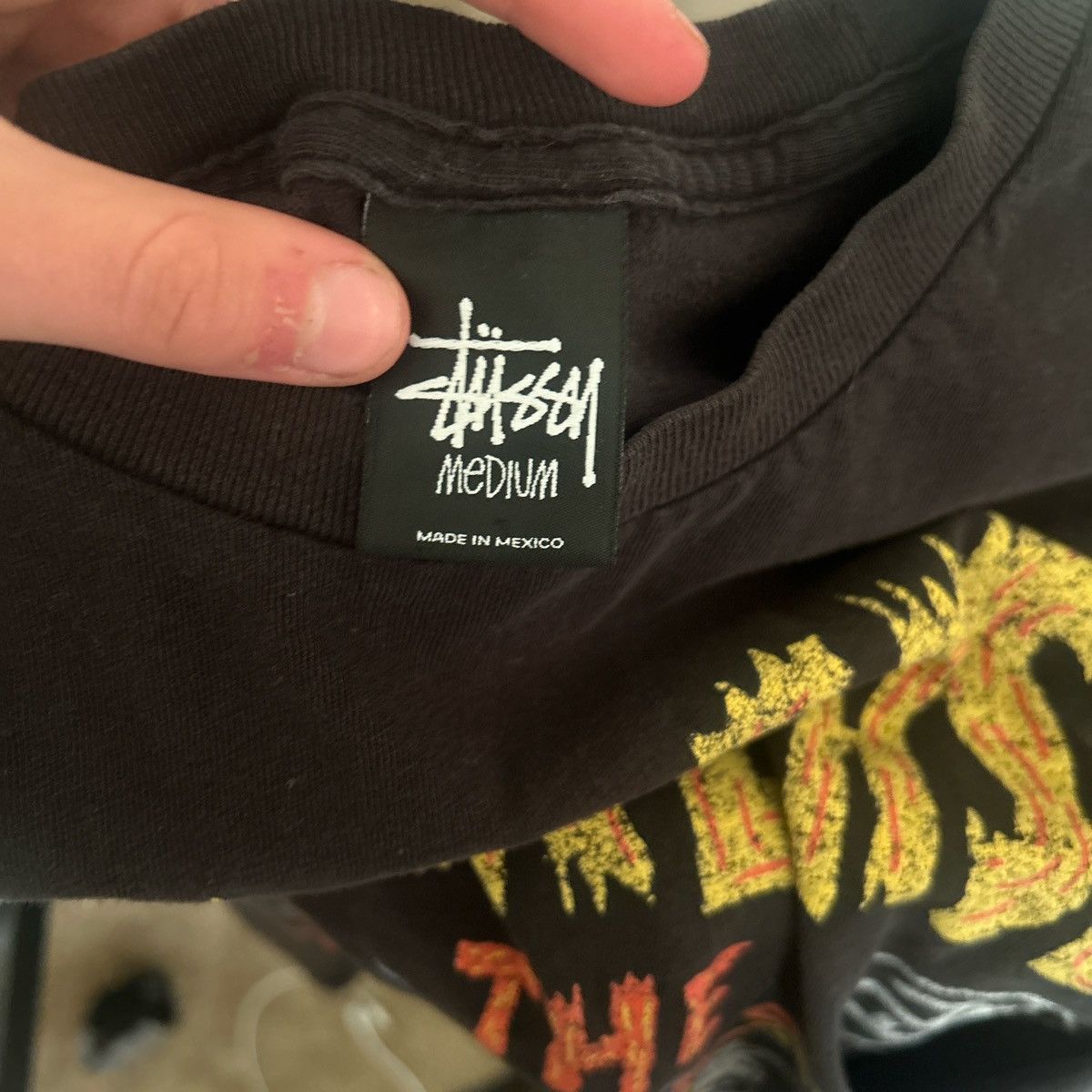 Stussy × Vintage Vintage Stussy T! Size US M / EU 48-50 / 2 - 4 Thumbnail