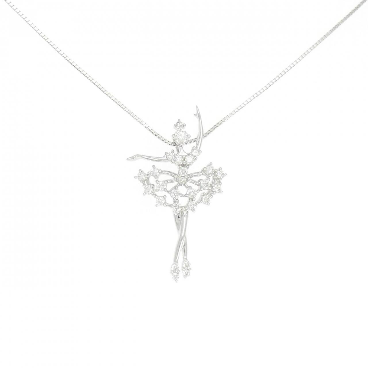 Other Tasaki Tasaki Au750 Diamond Necklace Precious Metal Necklace DUTY FREE for USA Size ONE SIZE - 1 Thumbnail