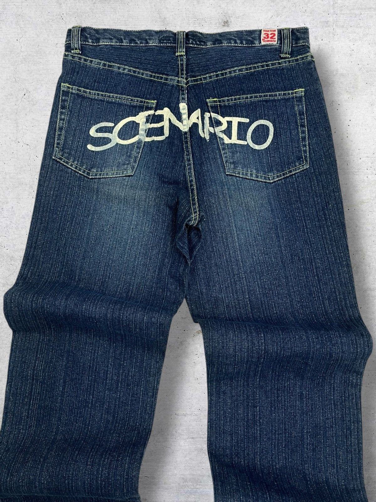 Hysteric Glamour VINTAGE SCENARIO STREETWEAR JAPAN DAICOCK DISTRESS OG DENIM Size US 33 - 6 Thumbnail
