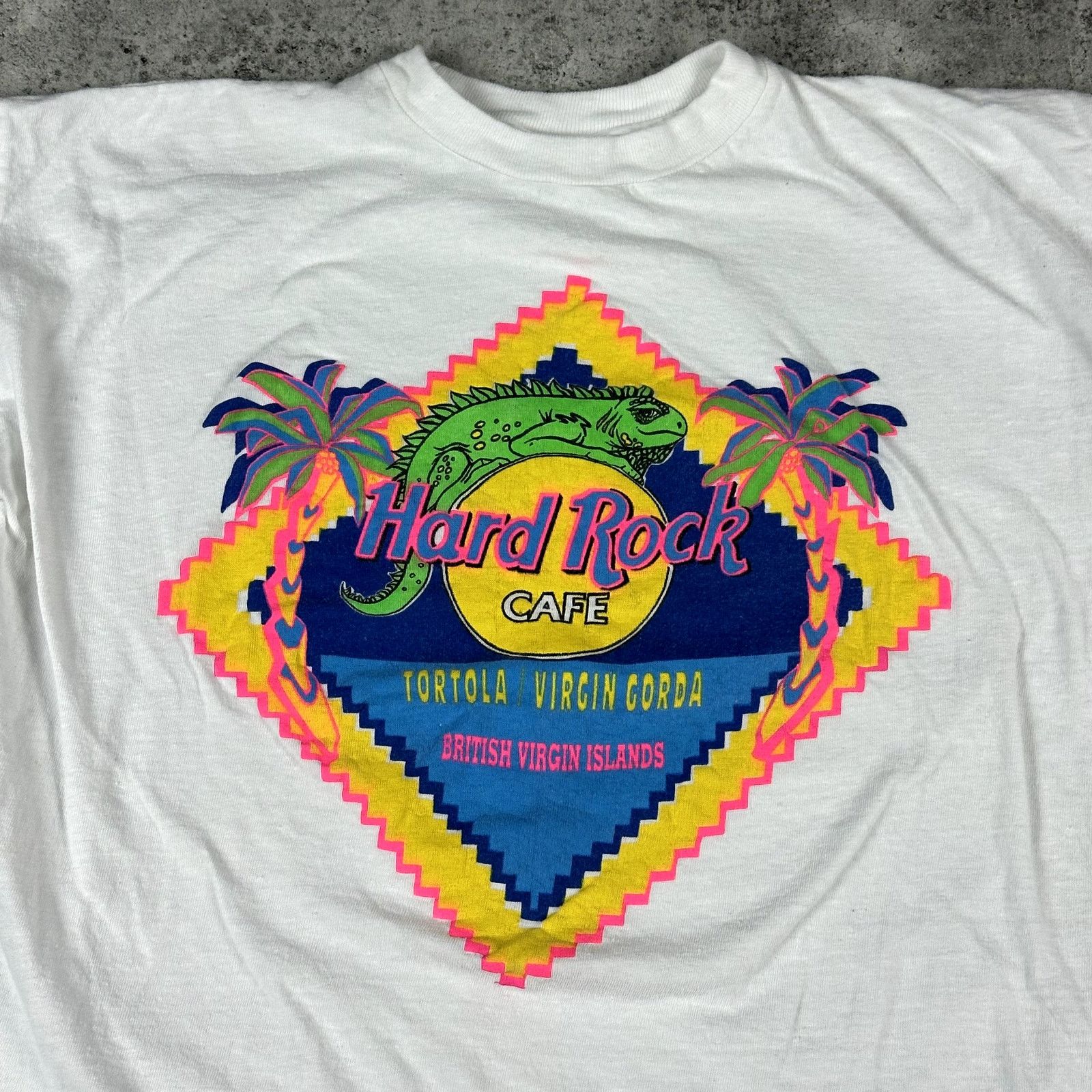 Hard Rock Cafe Hard Rock Cafe Tortola Virgin Gorda UK Virgin Island Medium Size US M / EU 48-50 / 2 - 2 Thumbnail