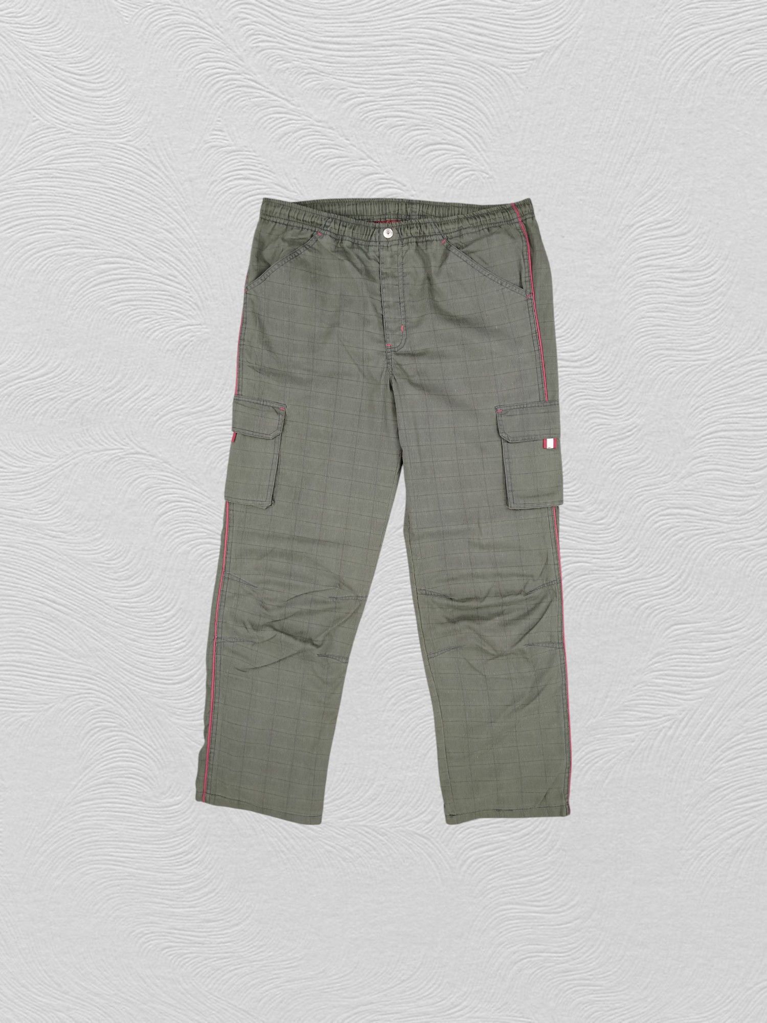 Elastic/Drawstring Waist Japanese Brand Cargo 32 x 28 -CP120