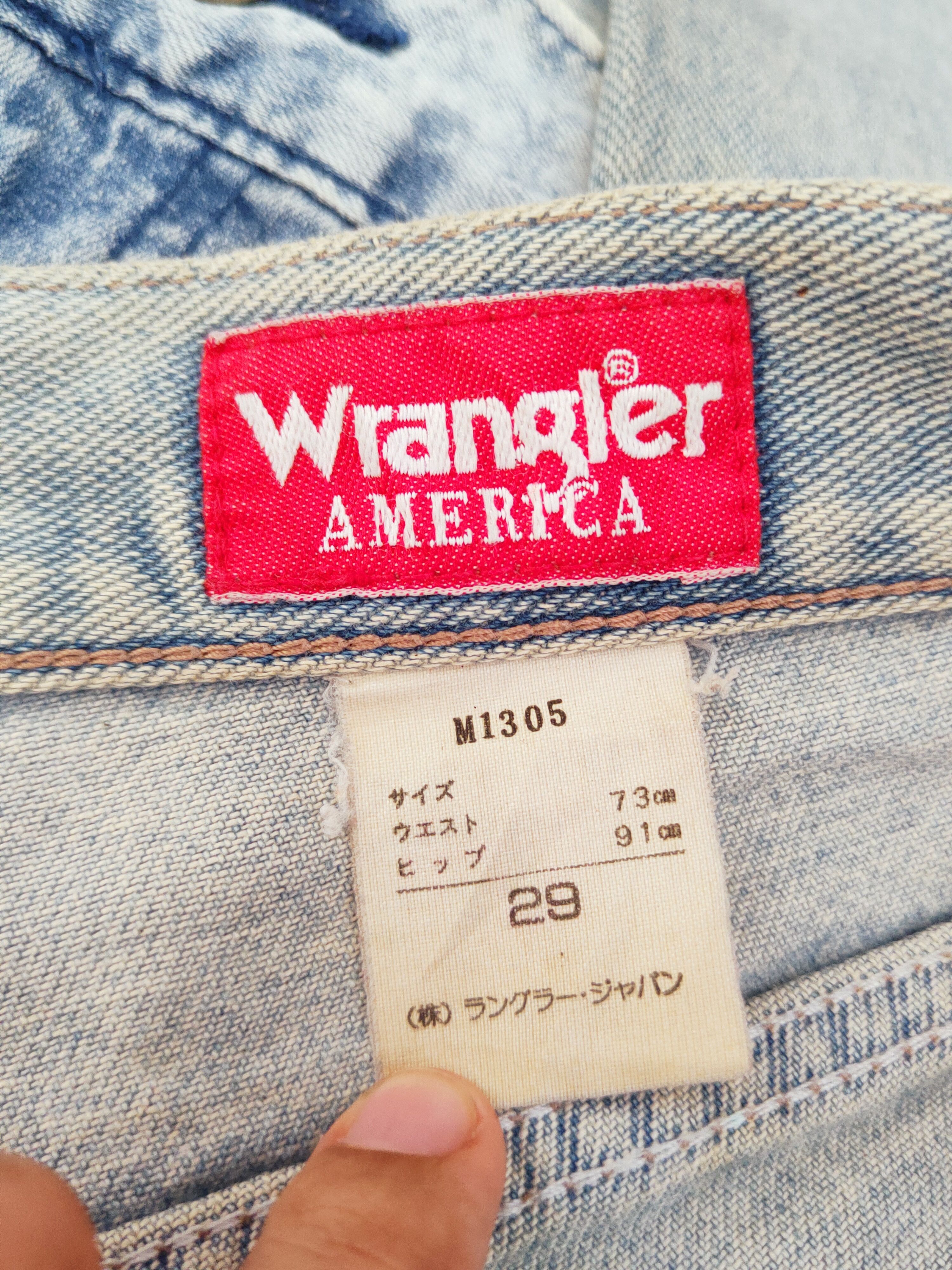 Vintage Wrangler vintage Blue Faded Distressed Ripped Jeans #S2773 Size US 28 / EU 44 - 15 Thumbnail