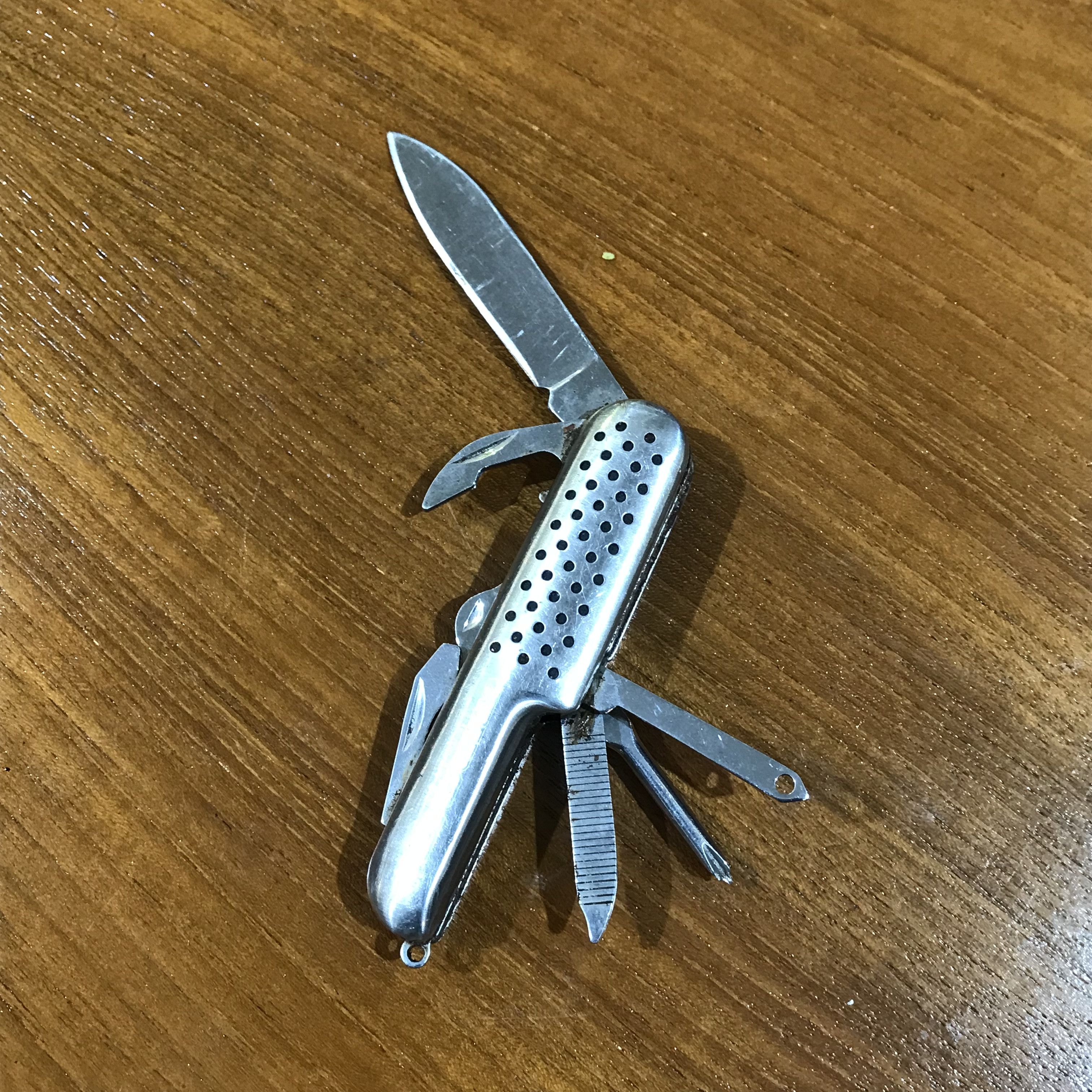 Vintage Vintage european Knife look like Medium Pocket Knife Silver Size ONE SIZE - 5 Thumbnail