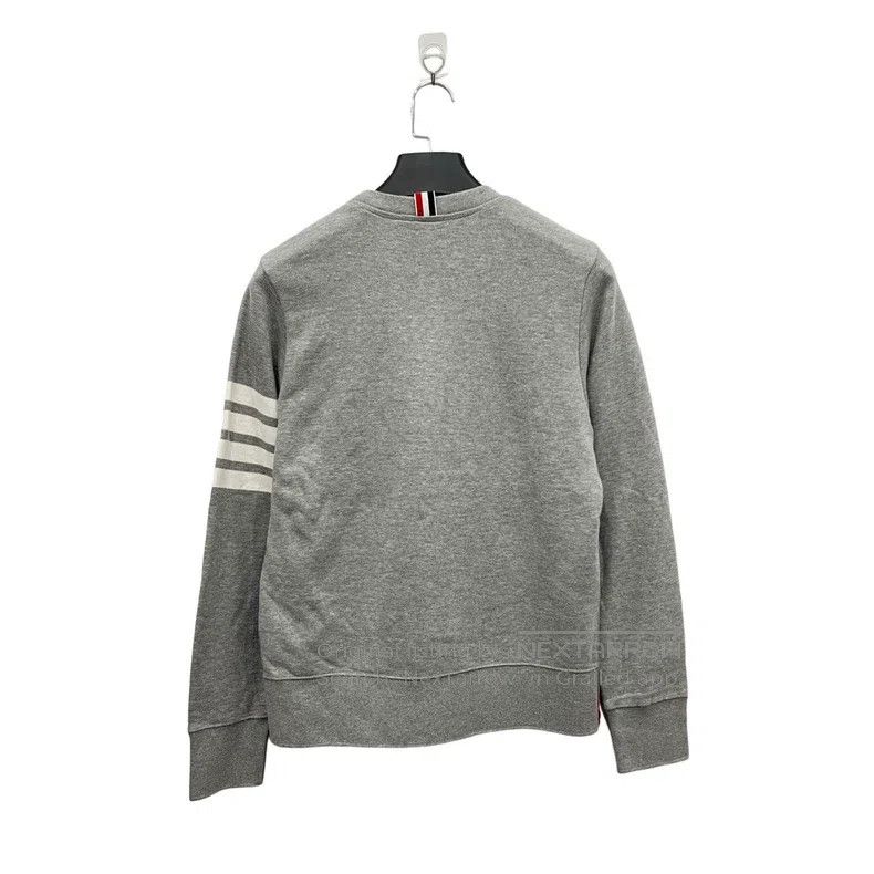 Thom Browne Thom Browne Grey four-barrel hoodie Size US M / EU 48-50 / 2 - 3 Thumbnail