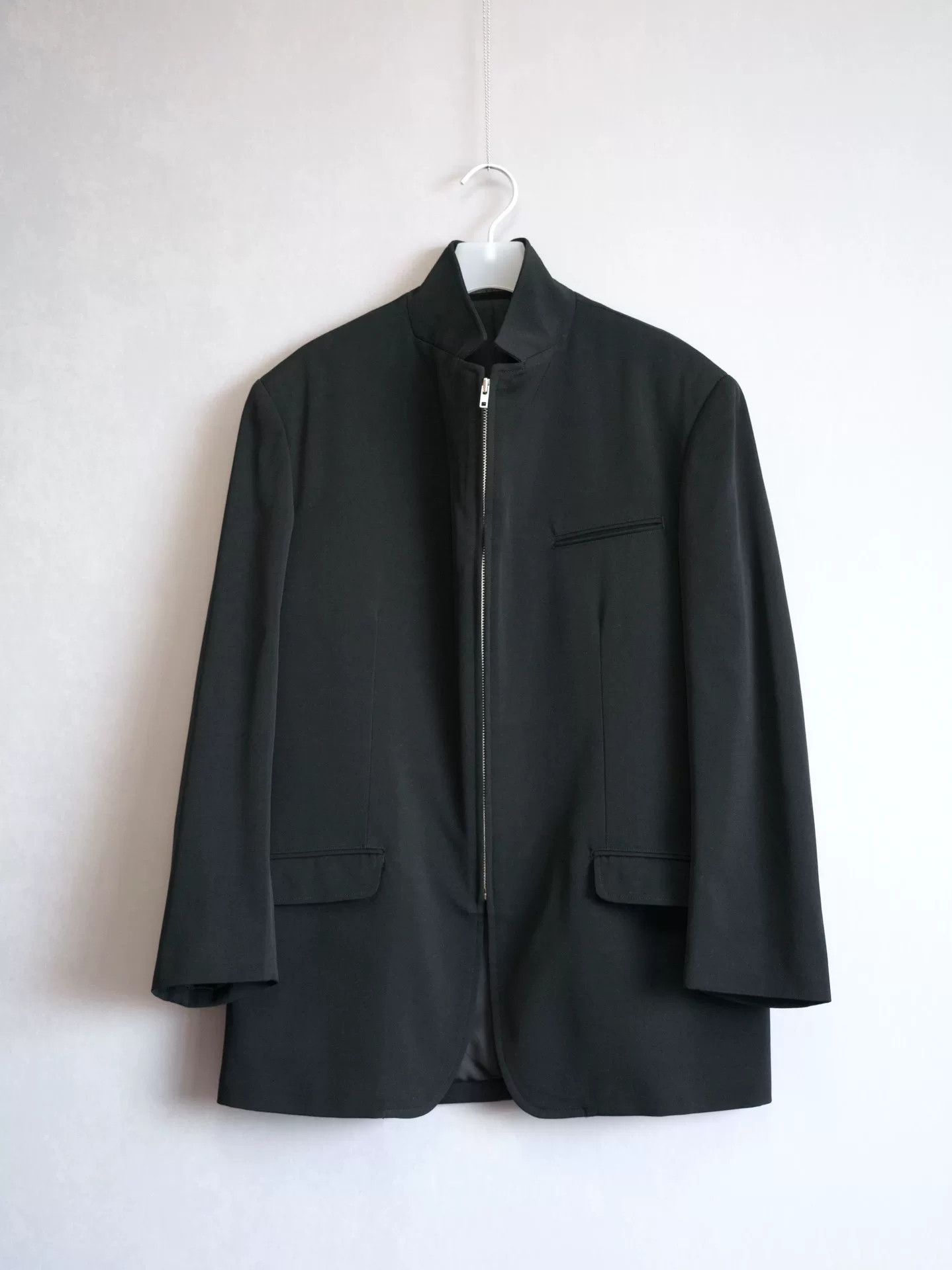 Yohji Yamamoto Yohji Yamamoto Leather Zip Jacket Size US L / EU 52-54 / 3 - 1 Thumbnail