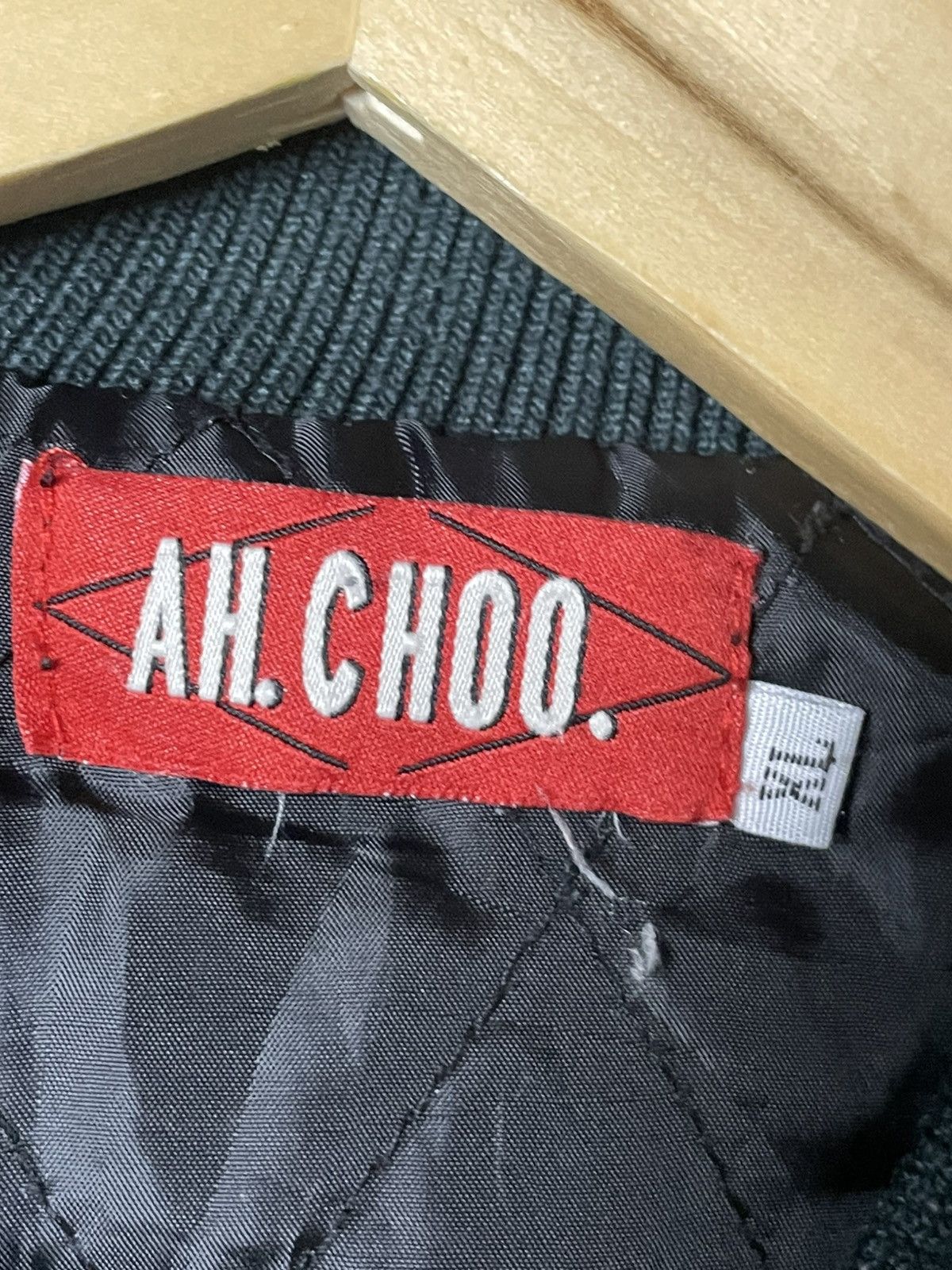 Japanese Brand × Vintage AH CHOO 90’s Bomber Jacket (72) Size US XL / EU 56 / 4 - 9 Thumbnail
