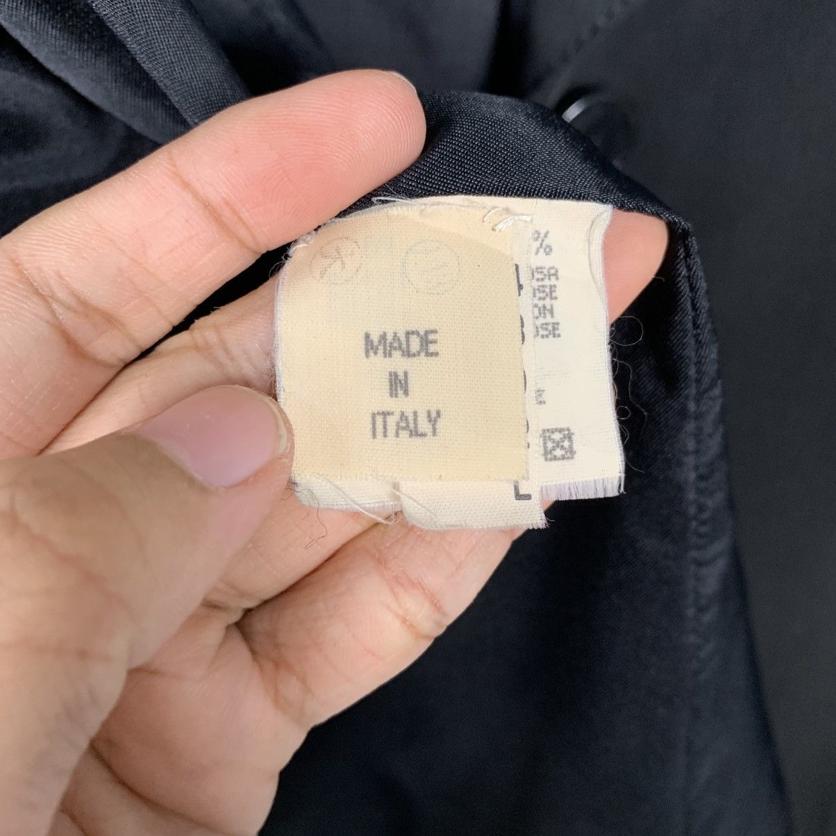Other Made In Italy Embaisi Black Jacket Size M / US 6-8 / IT 42-44 - 16 Thumbnail