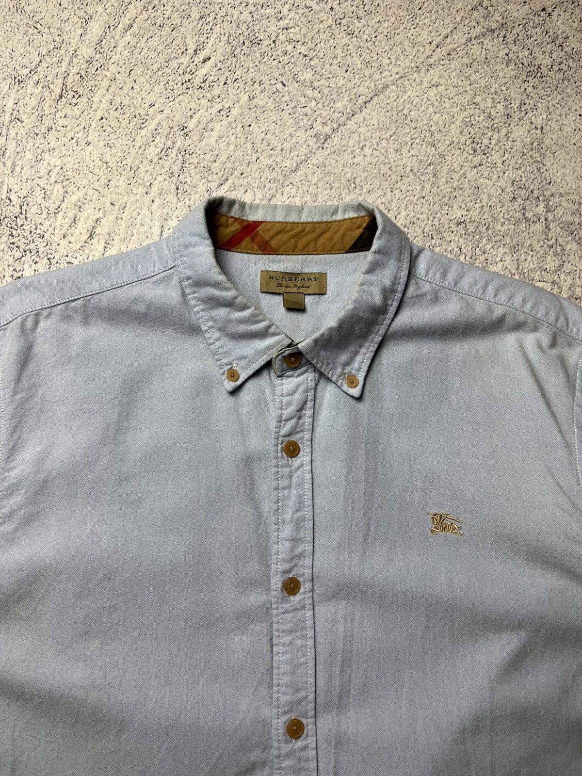 Burberry Vintage Burberry Shirt Luxury Size US L / EU 52-54 / 3 - 5 Thumbnail