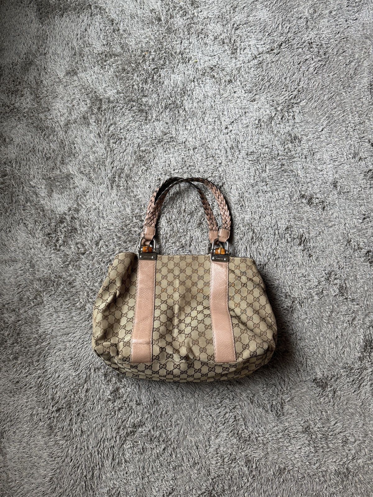 Gucci Gucci GG canvas bamboo bag Size ONE SIZE - 13 Thumbnail