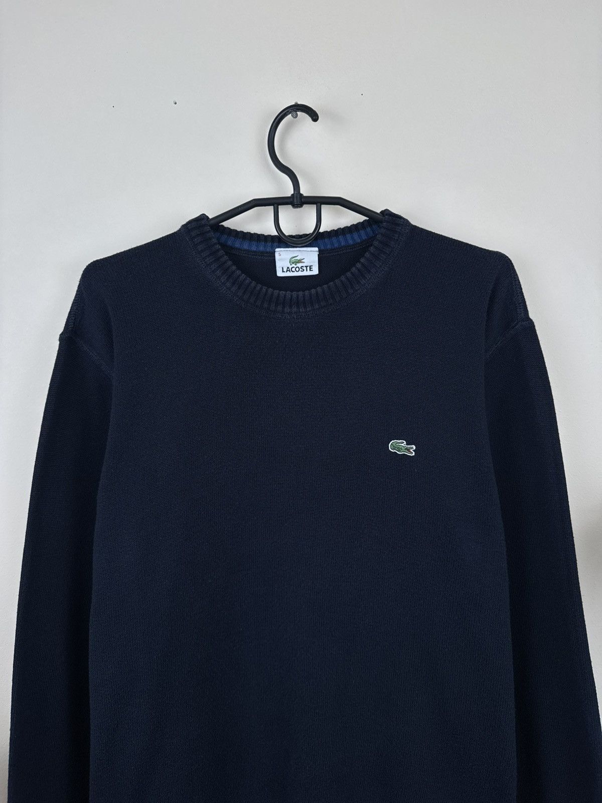 Lacoste Vintage Lacoste Sweater Dark Blue L Pasha Style Casual Size US L / EU 52-54 / 3 - 9 Thumbnail
