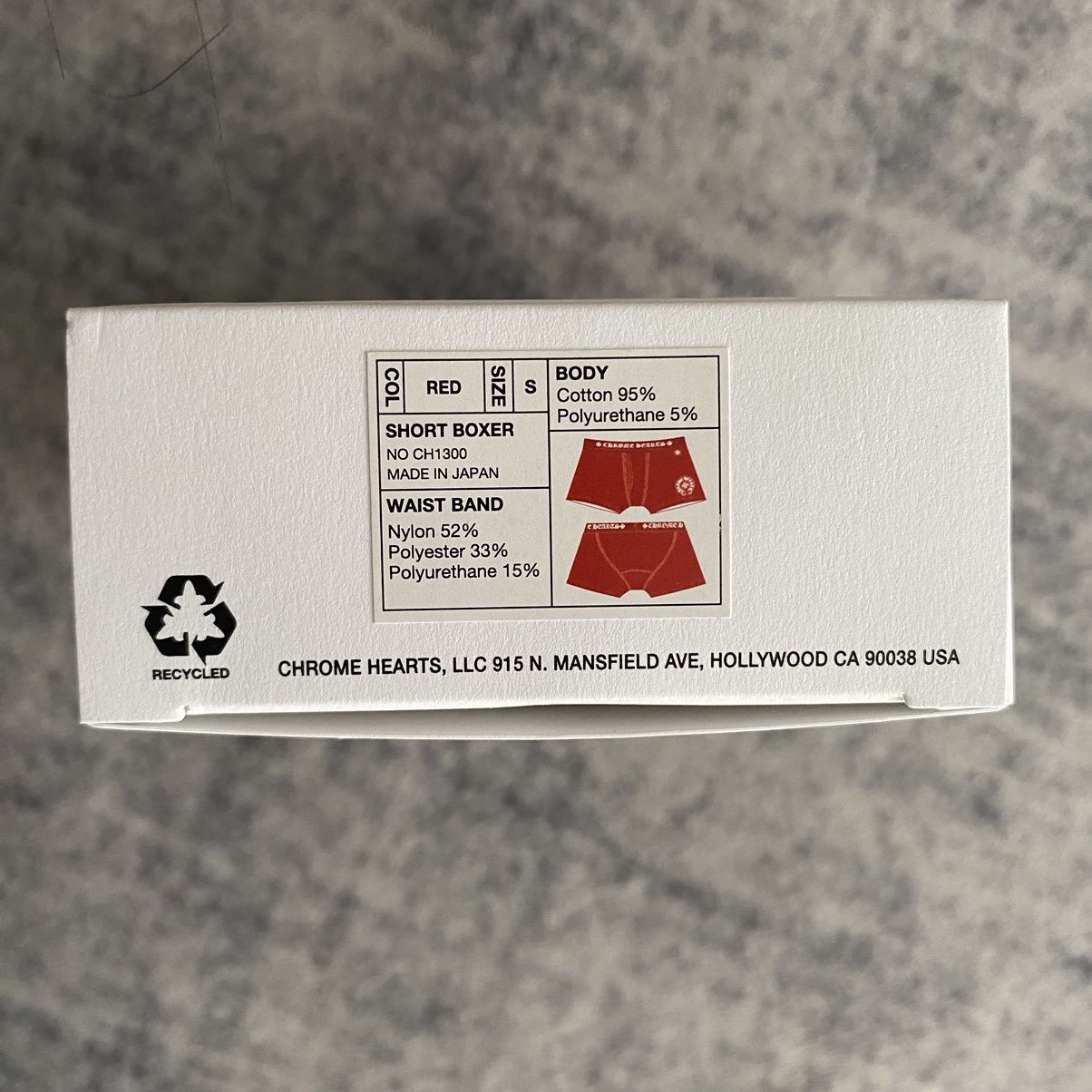 Chrome Hearts CHROME HEARTS Boxer Brief Short RED Size ONE SIZE - 8 Thumbnail