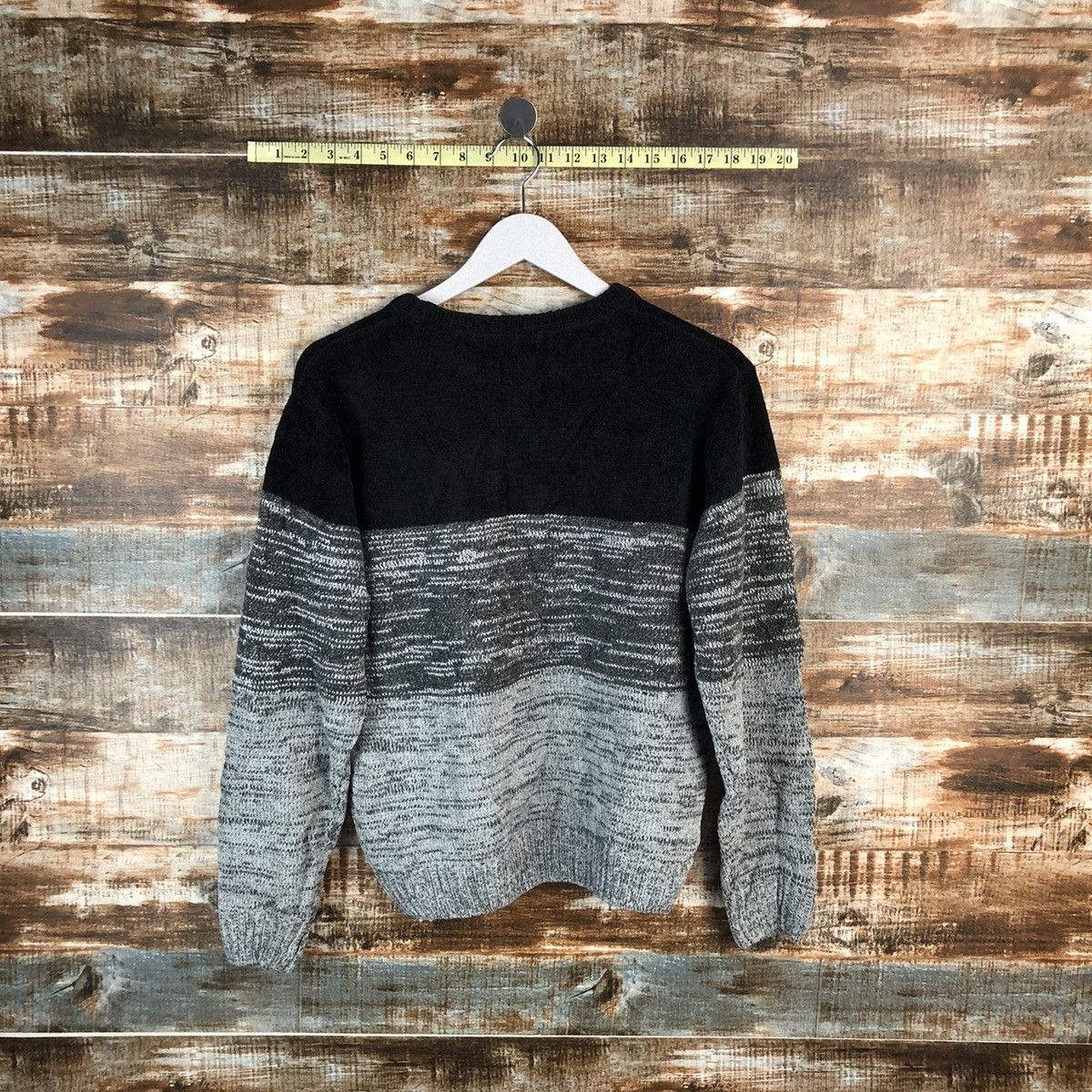 Hang Ten × Homespun Knitwear × Vintage Hang Ten Grey vintage Knitwear #A1570 Size US M / EU 48-50 / 2 - 12 Thumbnail