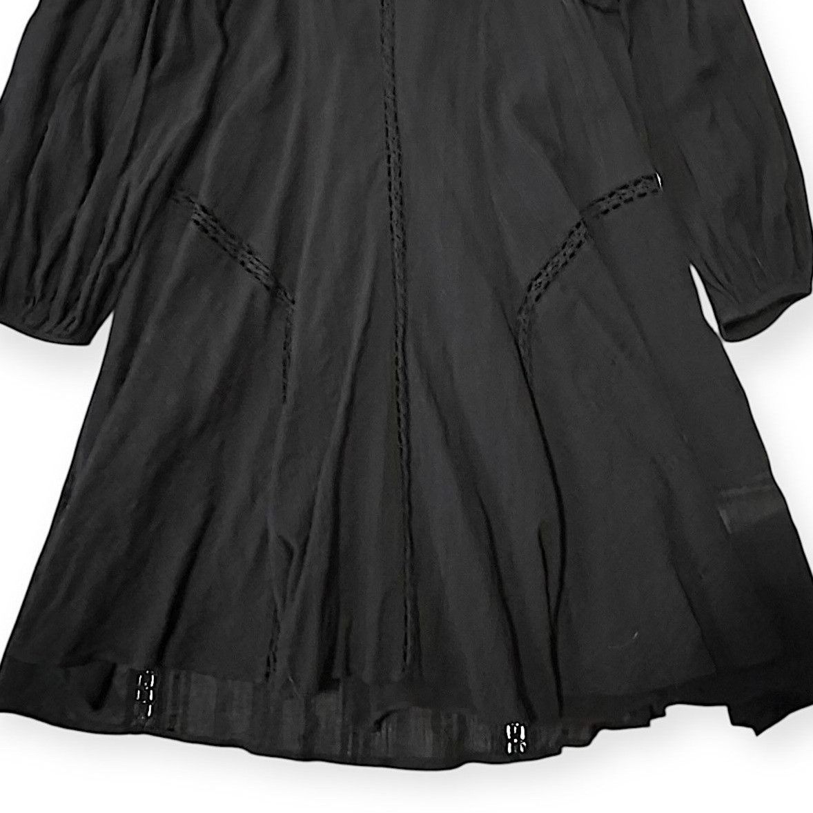 Isabel Marant Etoile ISABEL MARANT ÉTOILE Isma Black Mini Dress, Size FR36/S, NW Size XS / US 0-2 / IT 36-38 - 11 Thumbnail