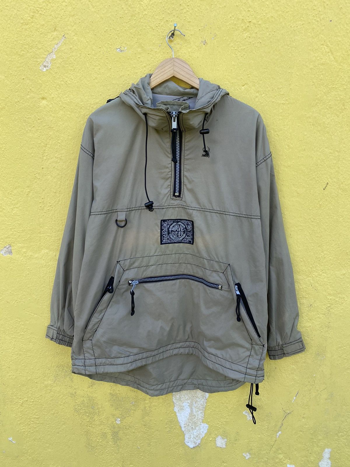Vintage Vintage wave rider boarding hoodie half zip jacket Size US M / EU 48-50 / 2 - 3 Thumbnail