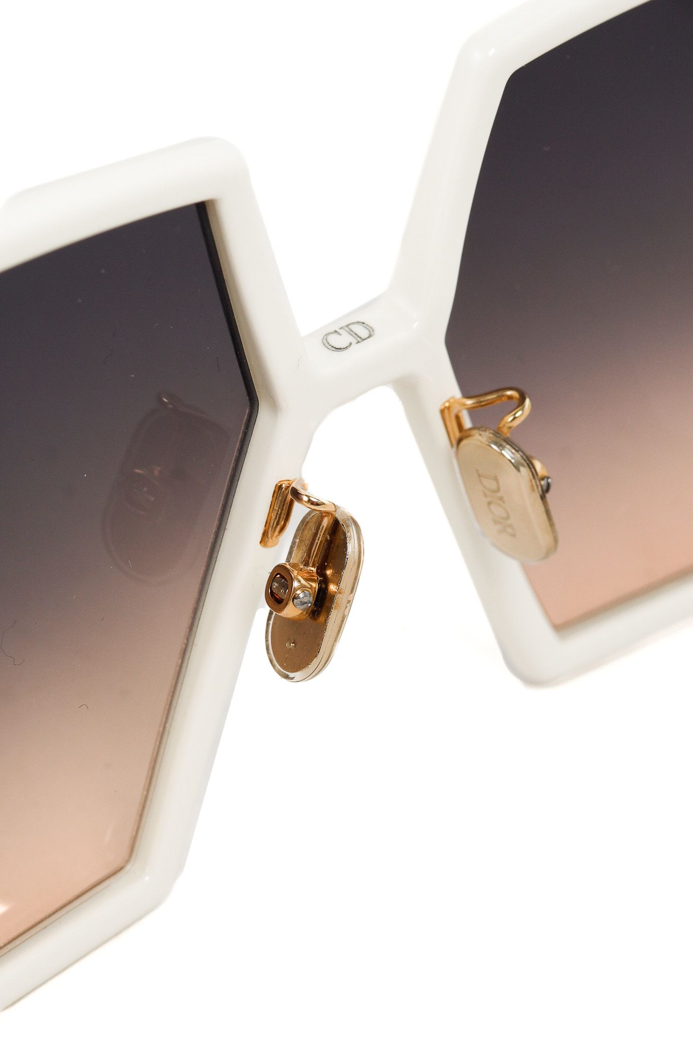Dior Dior 30Montaigne SU 95B2 CD Geometric-Square Sunglasses Size ONE SIZE - 6 Thumbnail