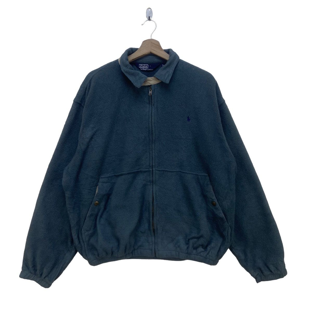 Polo Ralph Lauren Vintage Polo by Ralph Lauren YKK USA Fleece Jacket Size US L / EU 52-54 / 3 - 1 Thumbnail