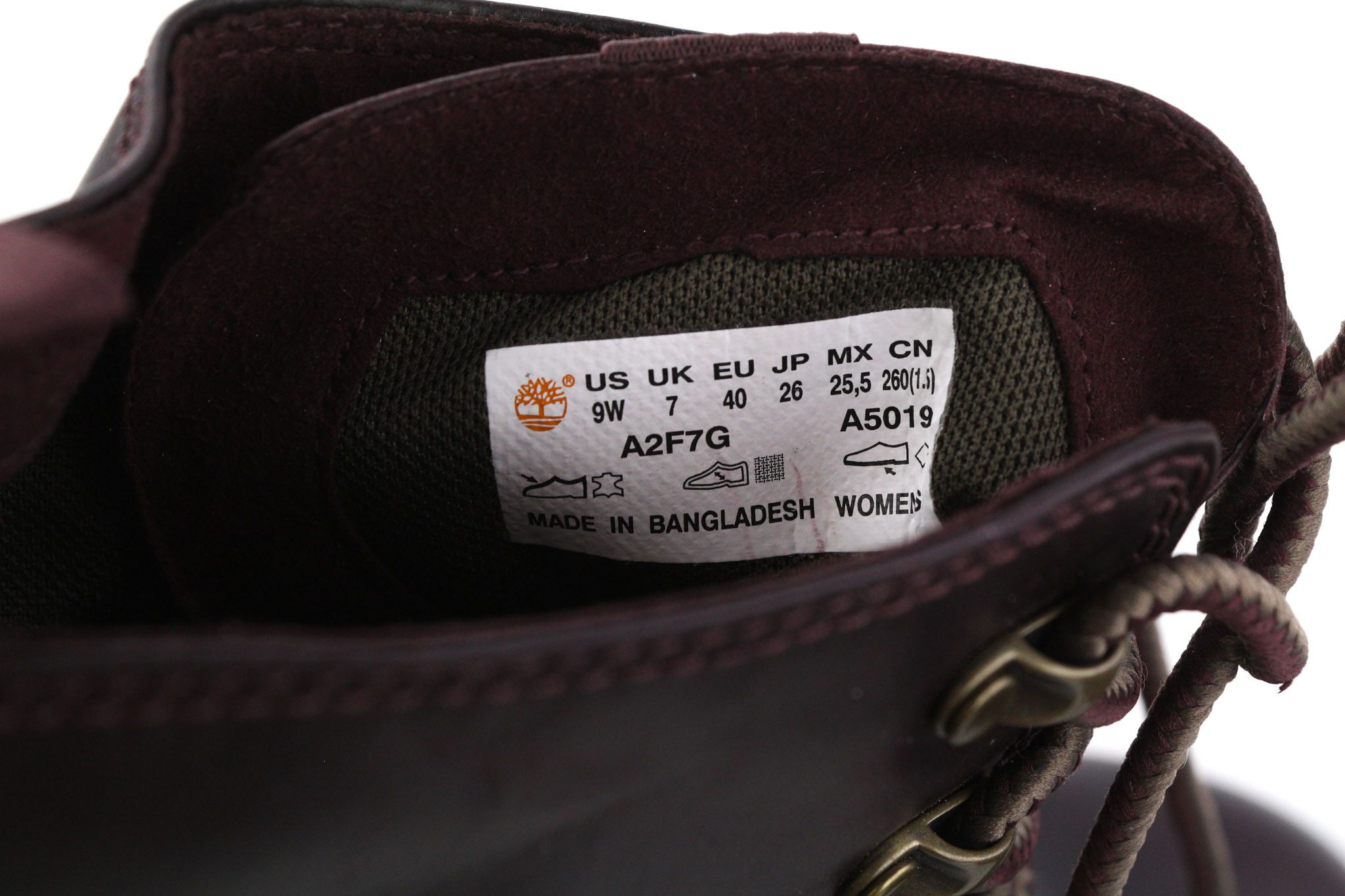 Timberland A2F7G UK7/7.5 Dark Leather Mid Top Lace Shoes 82398 Size US 9.5 / IT 39.5 - 13 Thumbnail