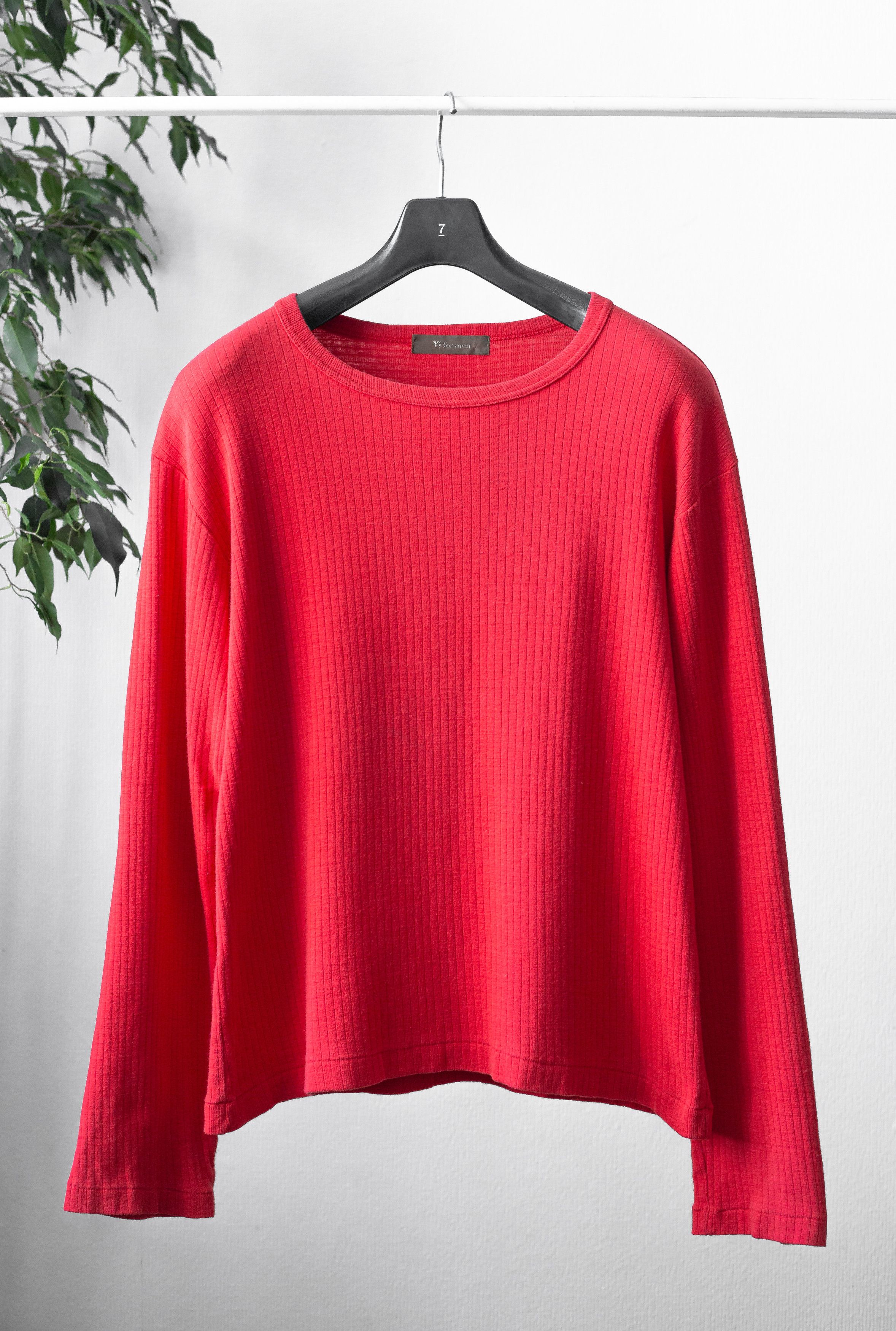 Yohji Yamamoto 1997AW cotton rib longsleeve Size US M / EU 48-50 / 2 - 1 Thumbnail