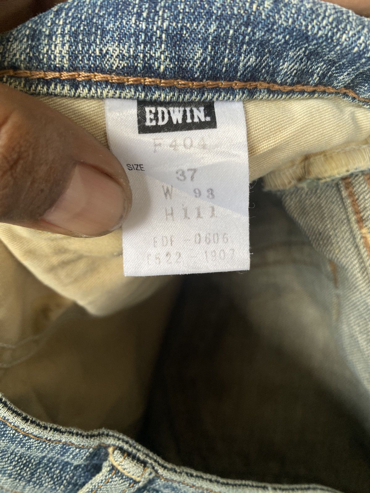 Edwin × Hysteric Glamour Vintage edwin 404 flex denim Size US 37 - 9 Thumbnail