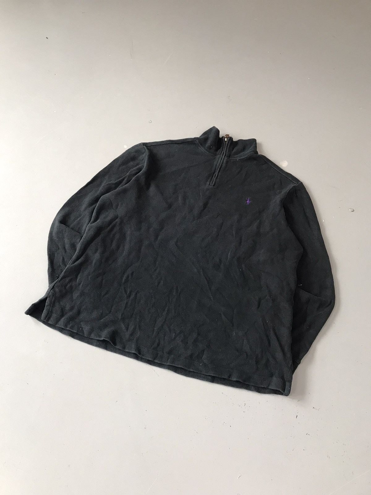 Designer × Polo Ralph Lauren × Vintage Vintage polo Ralph Lauren fleece half zipper small logo Size US L / EU 52-54 / 3 - 2 Thumbnail