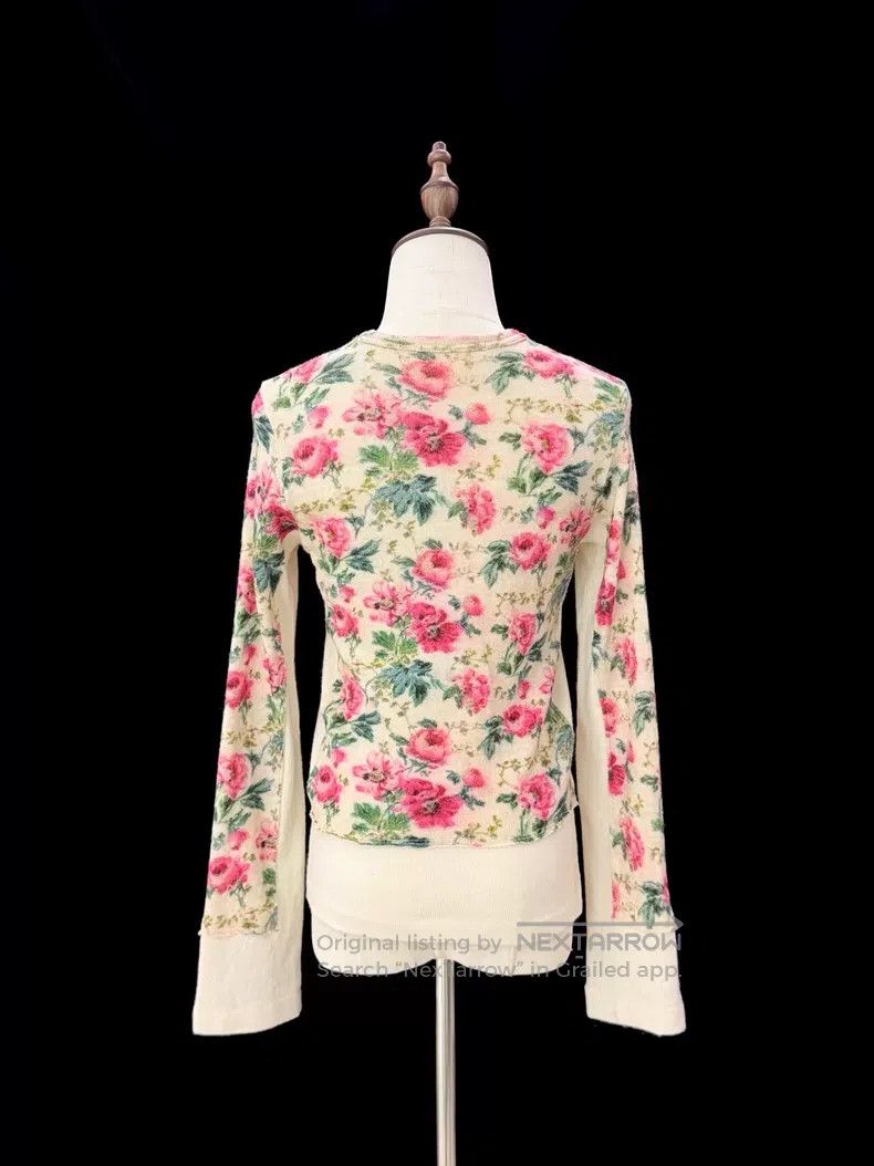 Comme des Garcons Comme Des Garcons Floral Patched Wool Top Size XS / US 0-2 / IT 36-38 - 8 Thumbnail