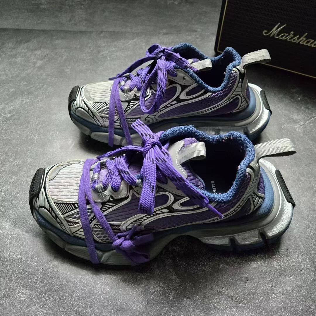 Balenciaga Balenciaga Tie-Dye Gradient Multi Lowtop Sneakers XXXL Women Size US 8 / IT 38 - 1 Thumbnail