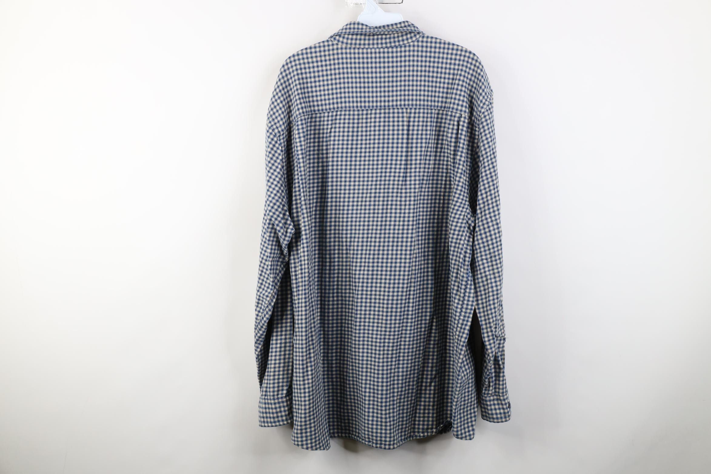 Nautica Vintage 90s Nautica Fit Flannel Collared Button Shirt Plaid Size US XL / EU 56 / 4 - 12 Thumbnail