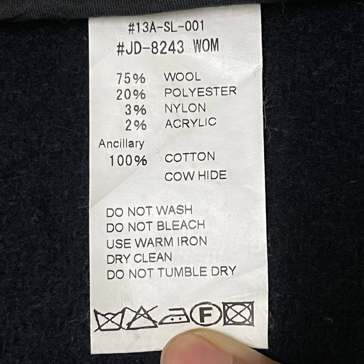 Danton Vintage Danton Vetements de Travail Wool Coat Jacket Size US S / EU 44-46 / 1 - 8 Thumbnail