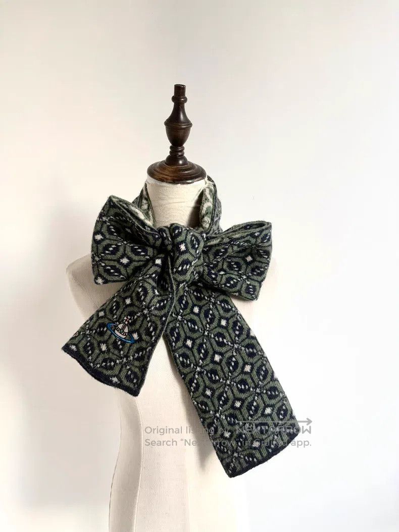 Vivienne Westwood Vivienne Westwood Vintage Green Double-Sided Diamond Patte Size ONE SIZE - 1 Thumbnail