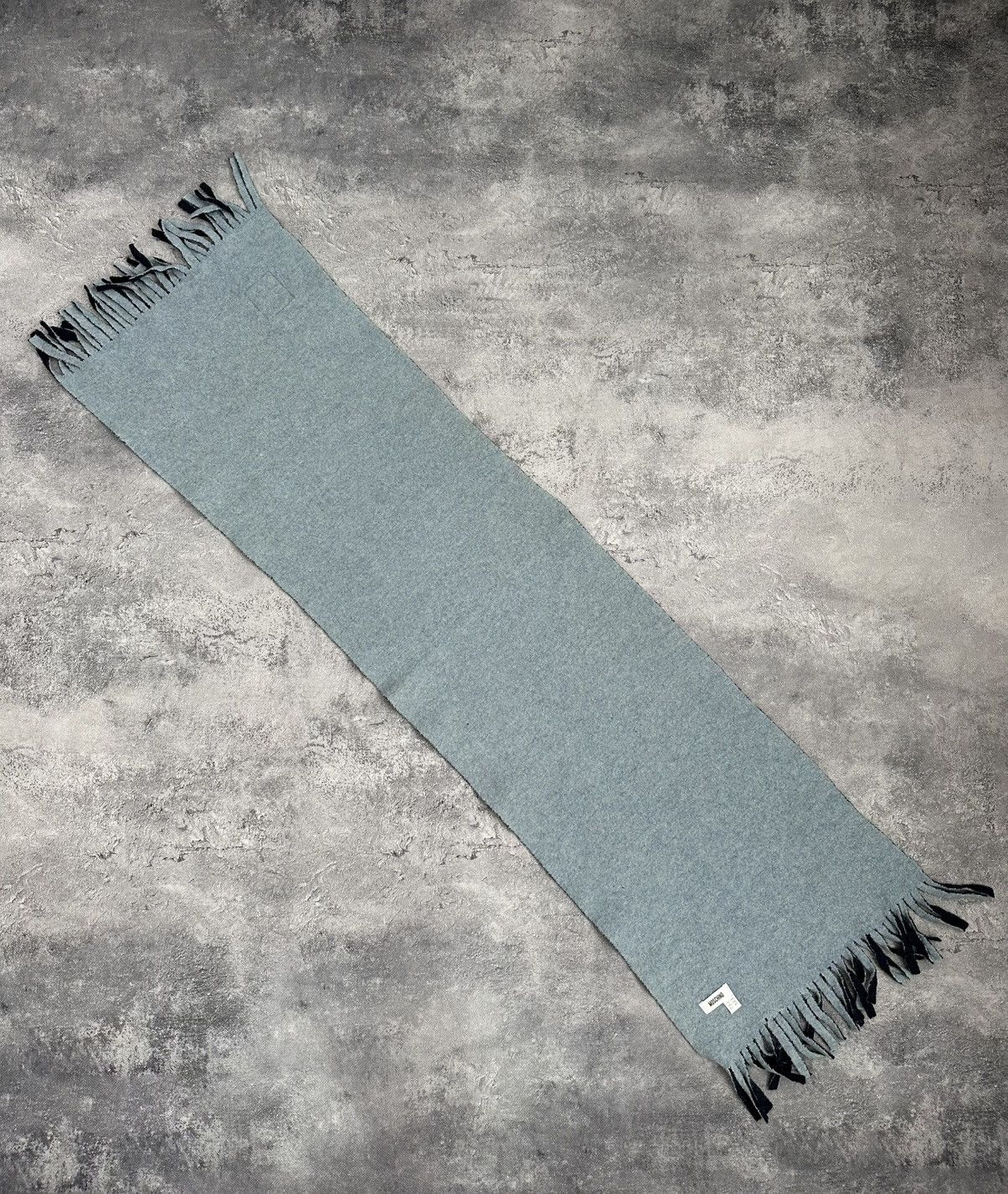 Moschino Moschino Vintage Wool Scarf Bear Logo Muffler Neckwear Italy Size ONE SIZE - 6 Thumbnail