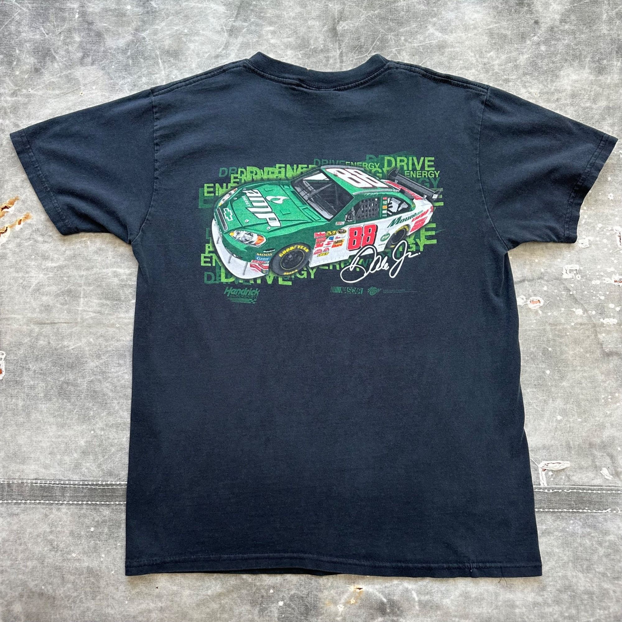 Vintage Vintage Y2K Dale Jr Amp Energy Nascar Shirt Size US M / EU 48-50 / 2 - 2 Thumbnail