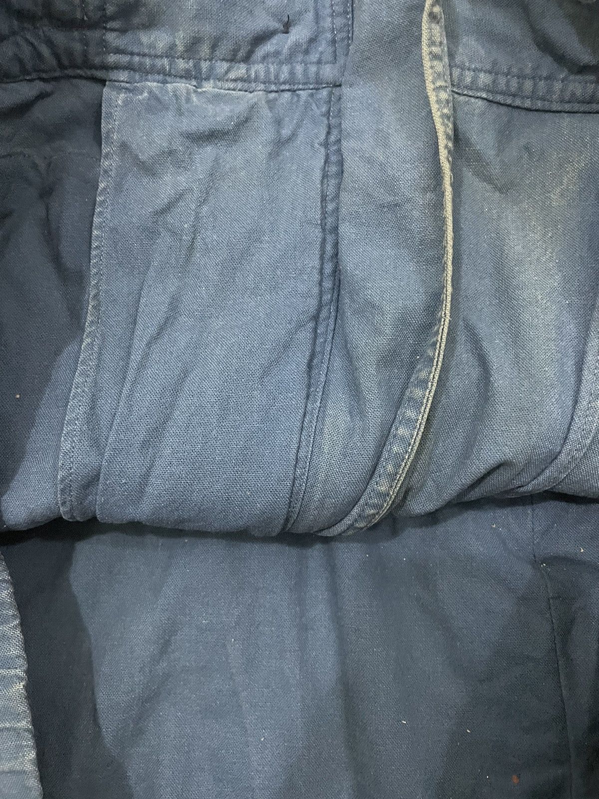 Japanese Brand × Vintage Vintage Work Wear Thrashed Jacket Size US L / EU 52-54 / 3 - 15 Thumbnail