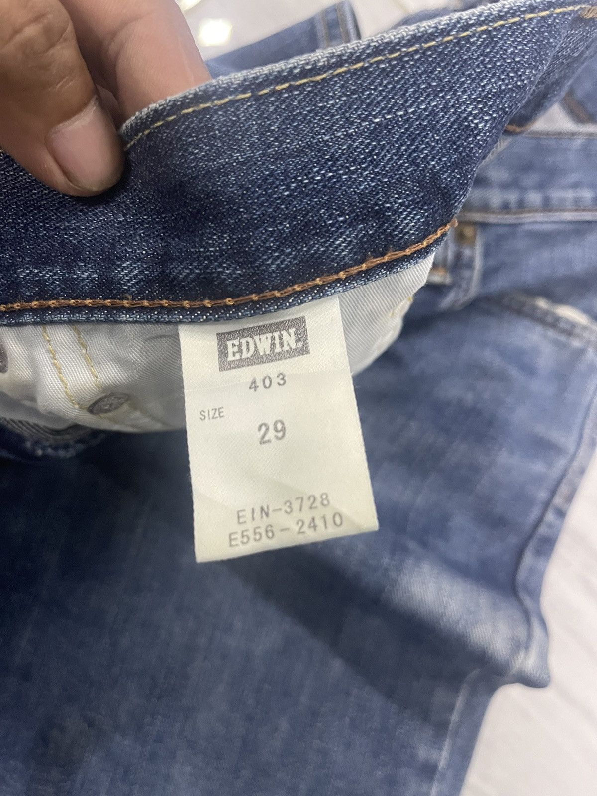 Edwin Vintage Edwin Jeans streetwear Size US 29 - 17 Thumbnail