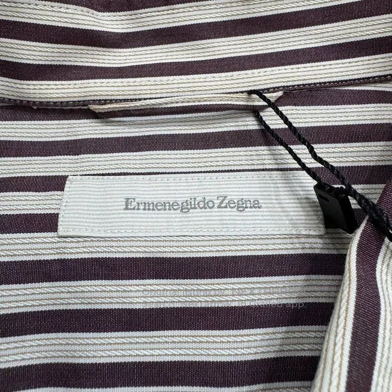 Ermenegildo Zegna Ermengildo Zegna Striped Shirt. Size US XXL / EU 58 / 5 - 3 Thumbnail