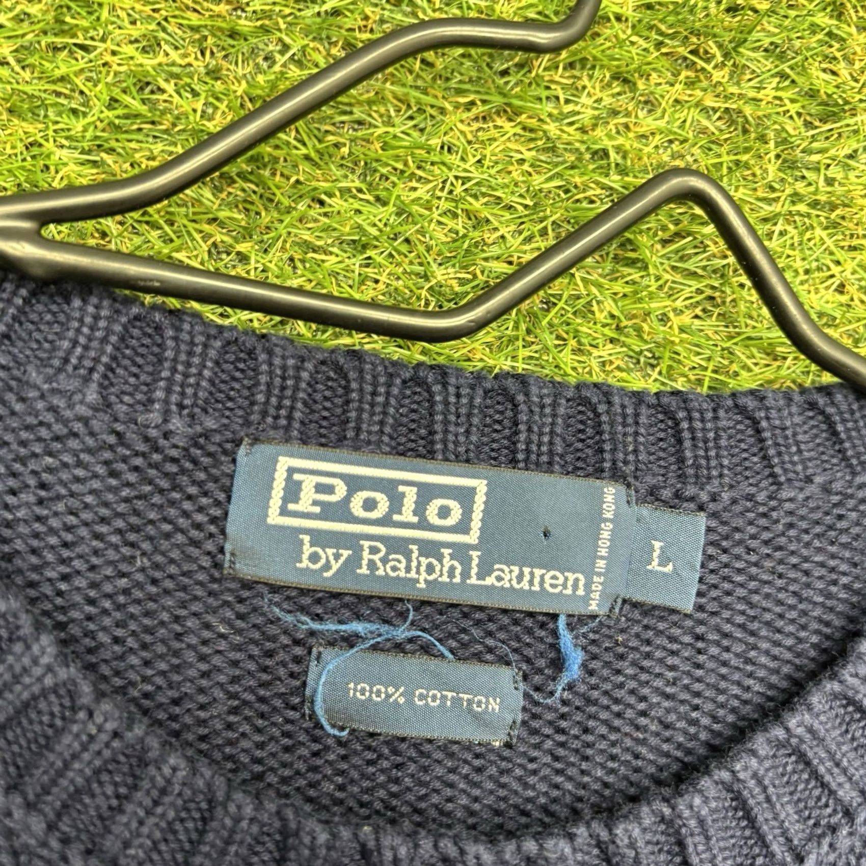 Polo Ralph Lauren Polo Ralph Lauren Sweater Mens Large Blue Lightweight Pima Cotton Red Pony Pullover Crew Neck Knit Solid Vintage: No Size US L / EU 52-54 / 3 - 3 Thumbnail