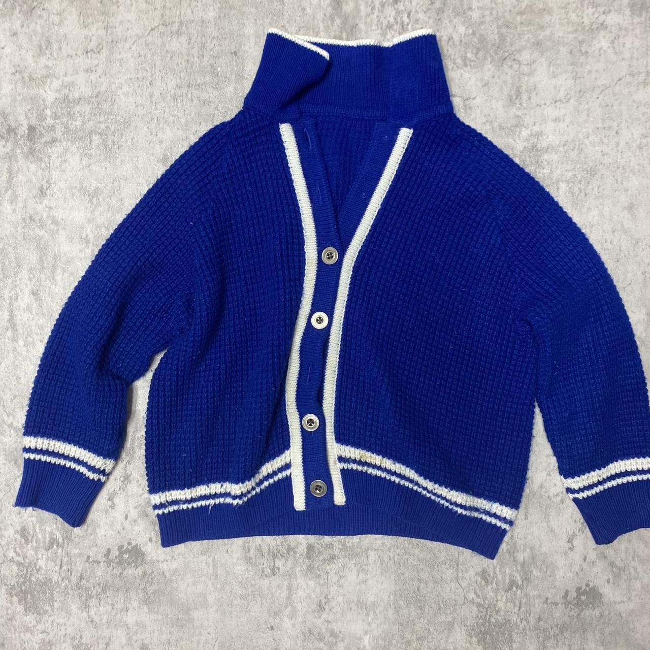 Other Blue and white knitted cardigan #kidcore Size S / US 4 / IT 40 - 1 Thumbnail