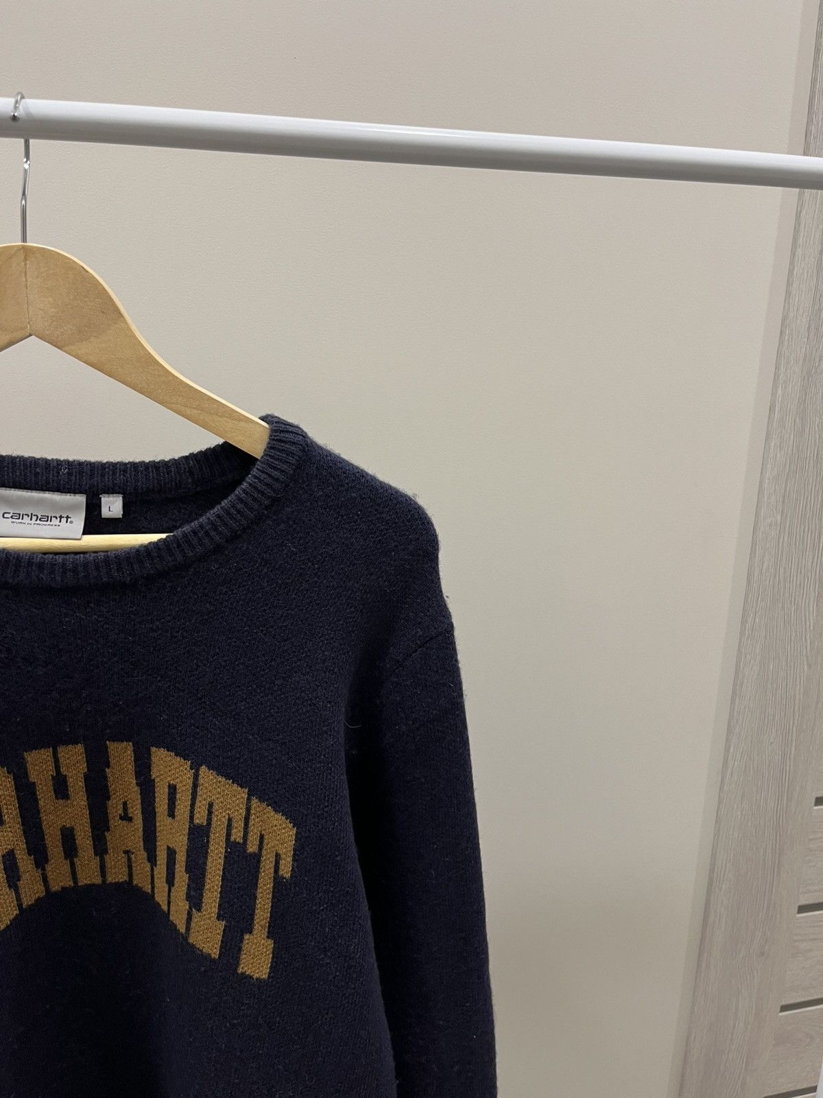 Carhartt Carhartt Big Logo Camo Knit Sweater Size US L / EU 52-54 / 3 - 3 Thumbnail