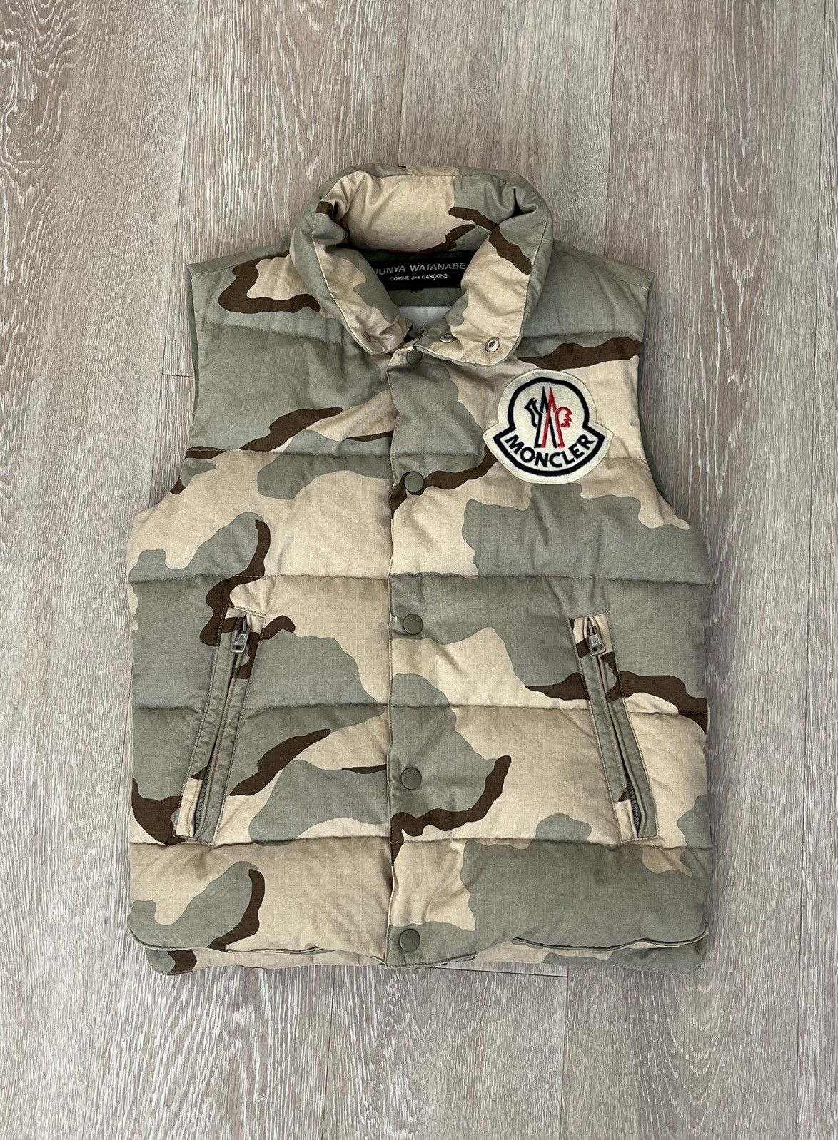 Comme des Garcons 2006 Moncler x Junya Watanabe CDG Camouflage Puffer Vest Size US M / EU 48-50 / 2 - 2 Thumbnail