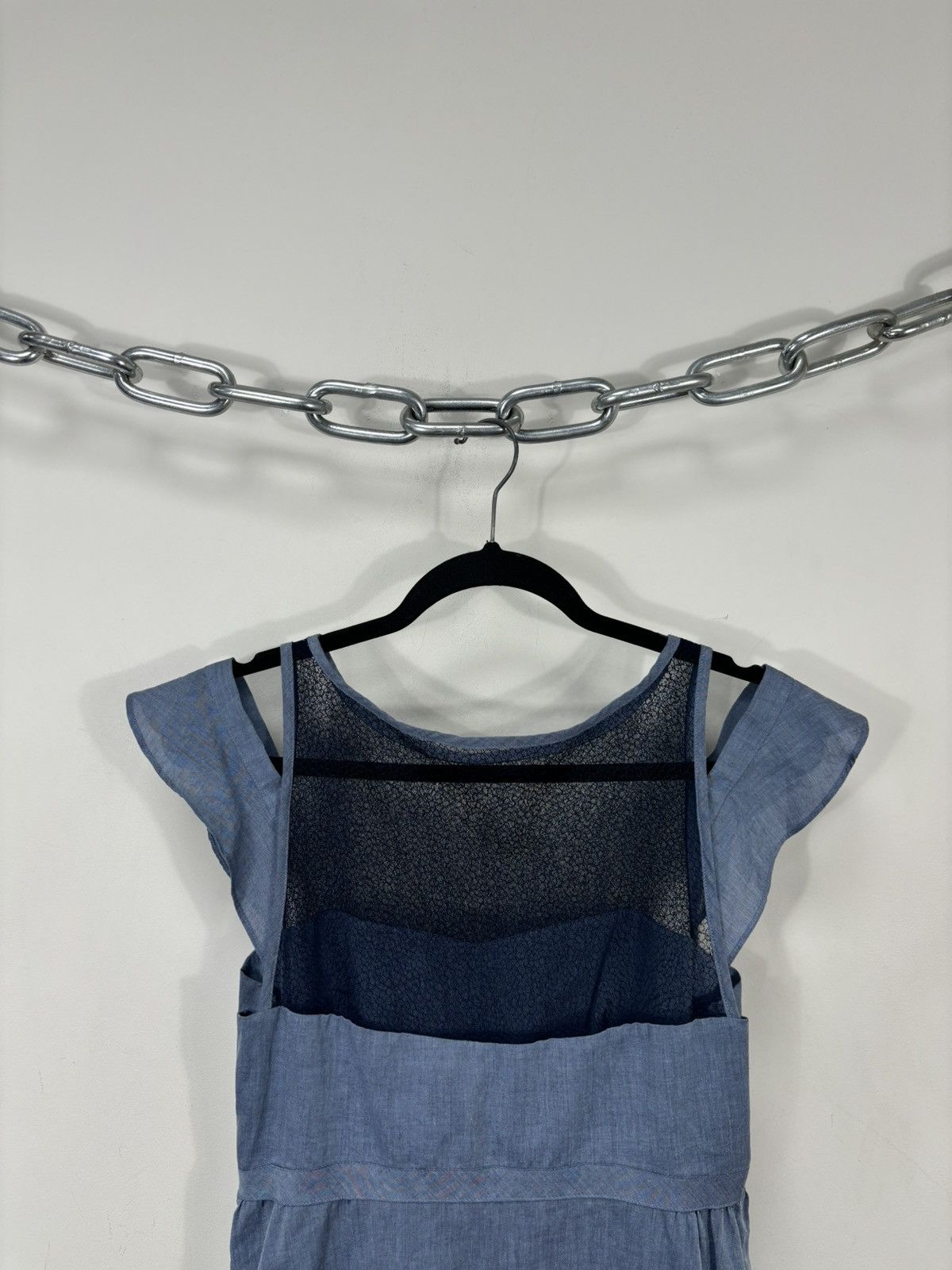 Cop Copine Cop Copine Salix Robe NWT Women’s Lined Blue Midi Dress Size M / US 6-8 / IT 42-44 - 17 Thumbnail
