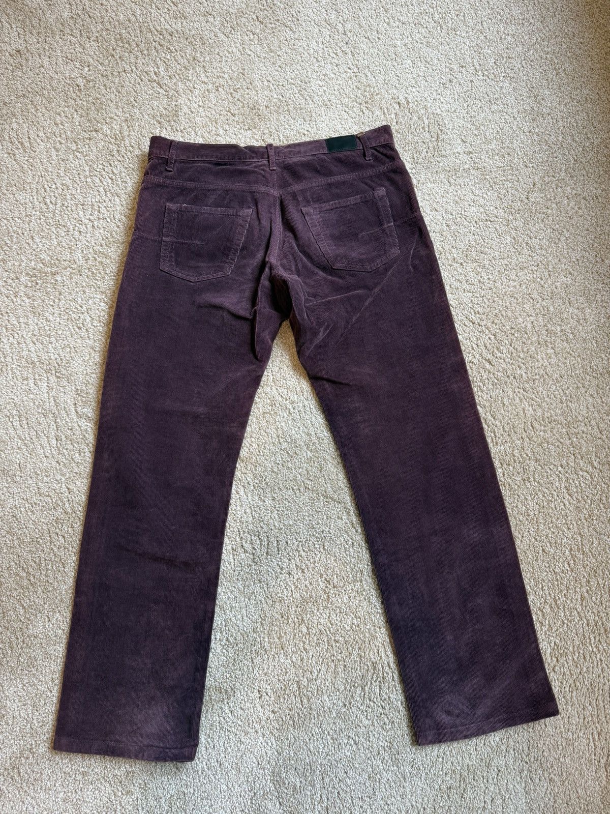 Dior Dior Homme MII Purple Corduroy Jeans Size US 33 - 2 Thumbnail